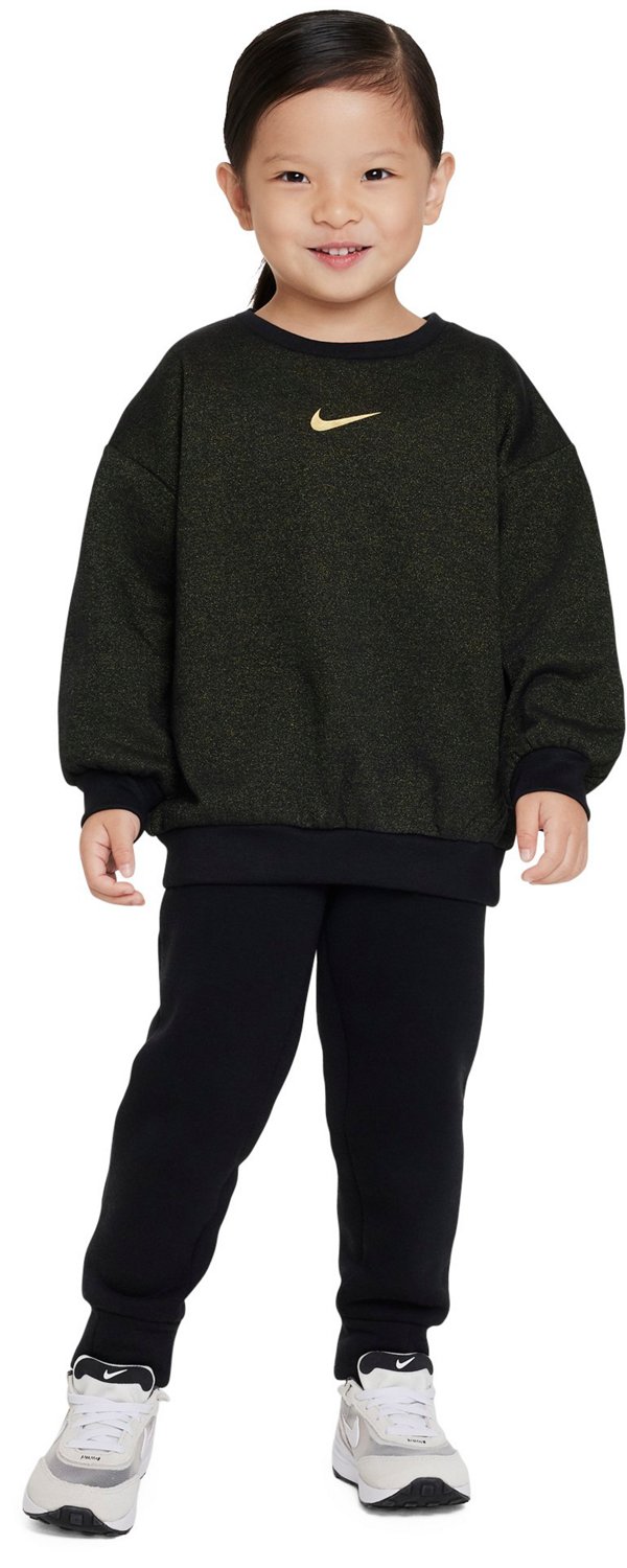 Nike Toddler Girls' Shine Fleece Crew Sweatshirt