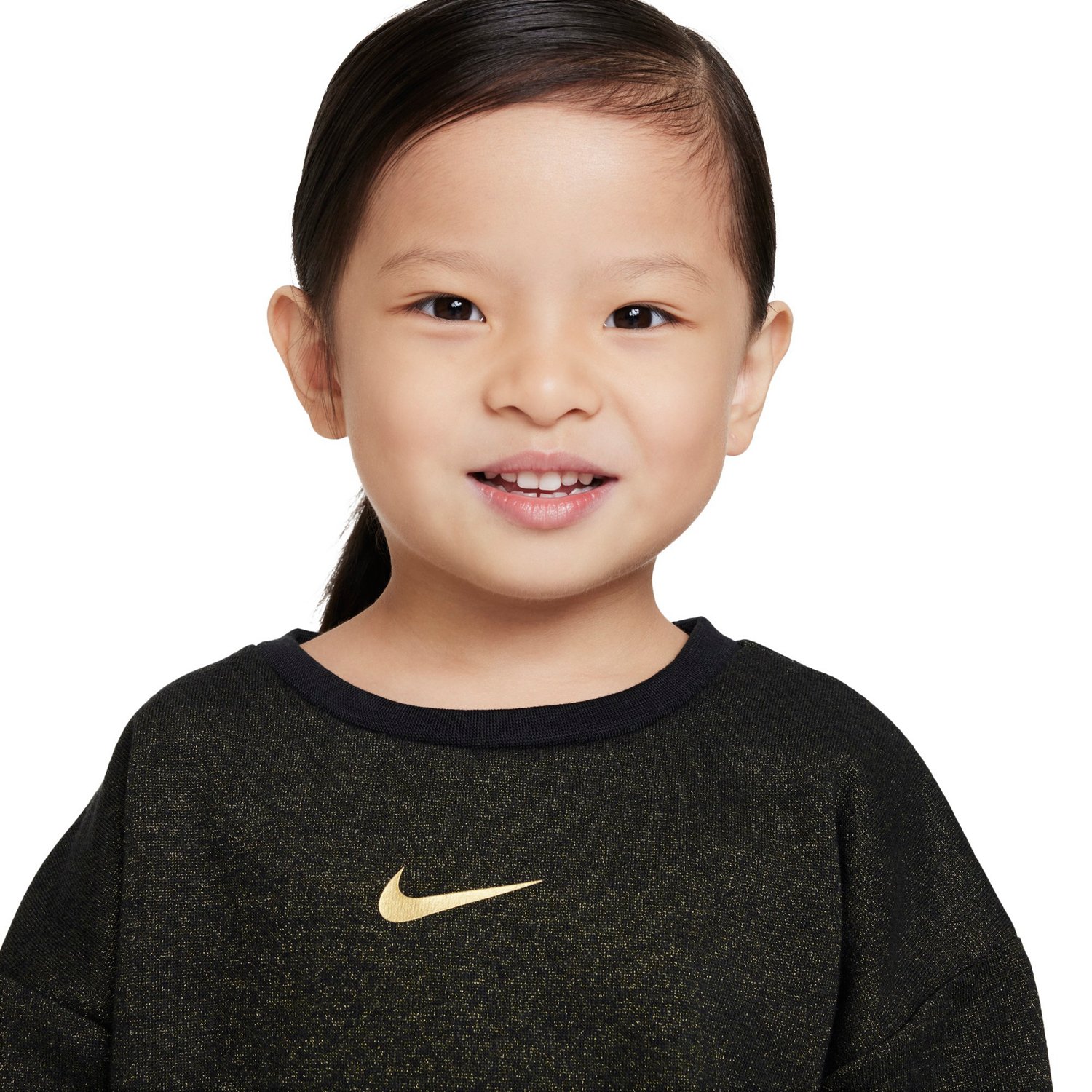 Nike Toddler Girls' Shine Fleece Crew Sweatshirt | Academy