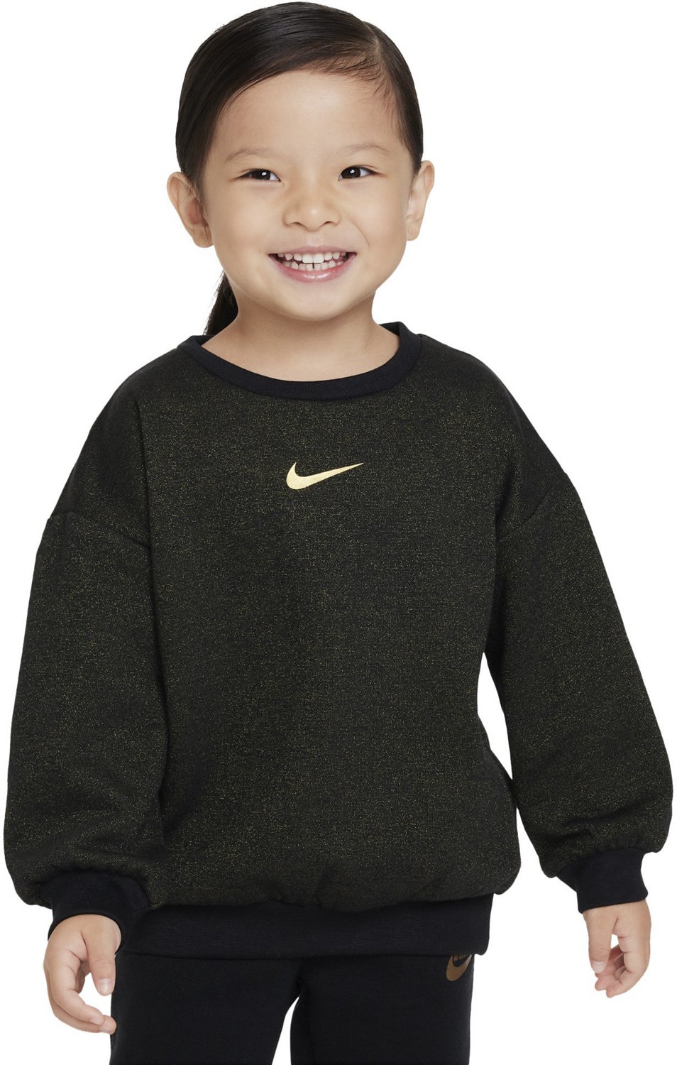 Nike Girls' Shine Fleece Crew Sweatshirt | Academy