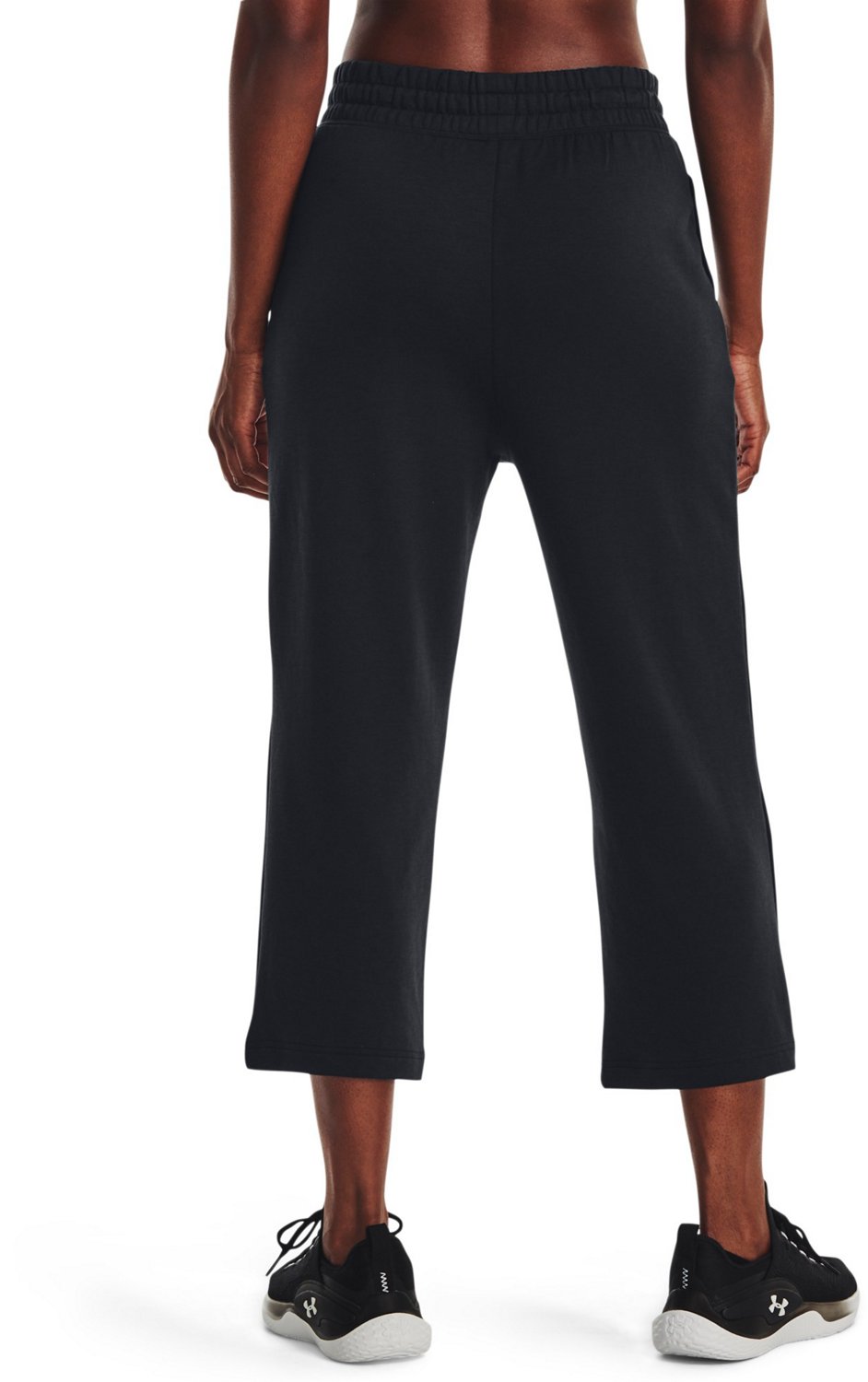 Under Armour Women's Rival Terry Flare Cropped Pants Academy