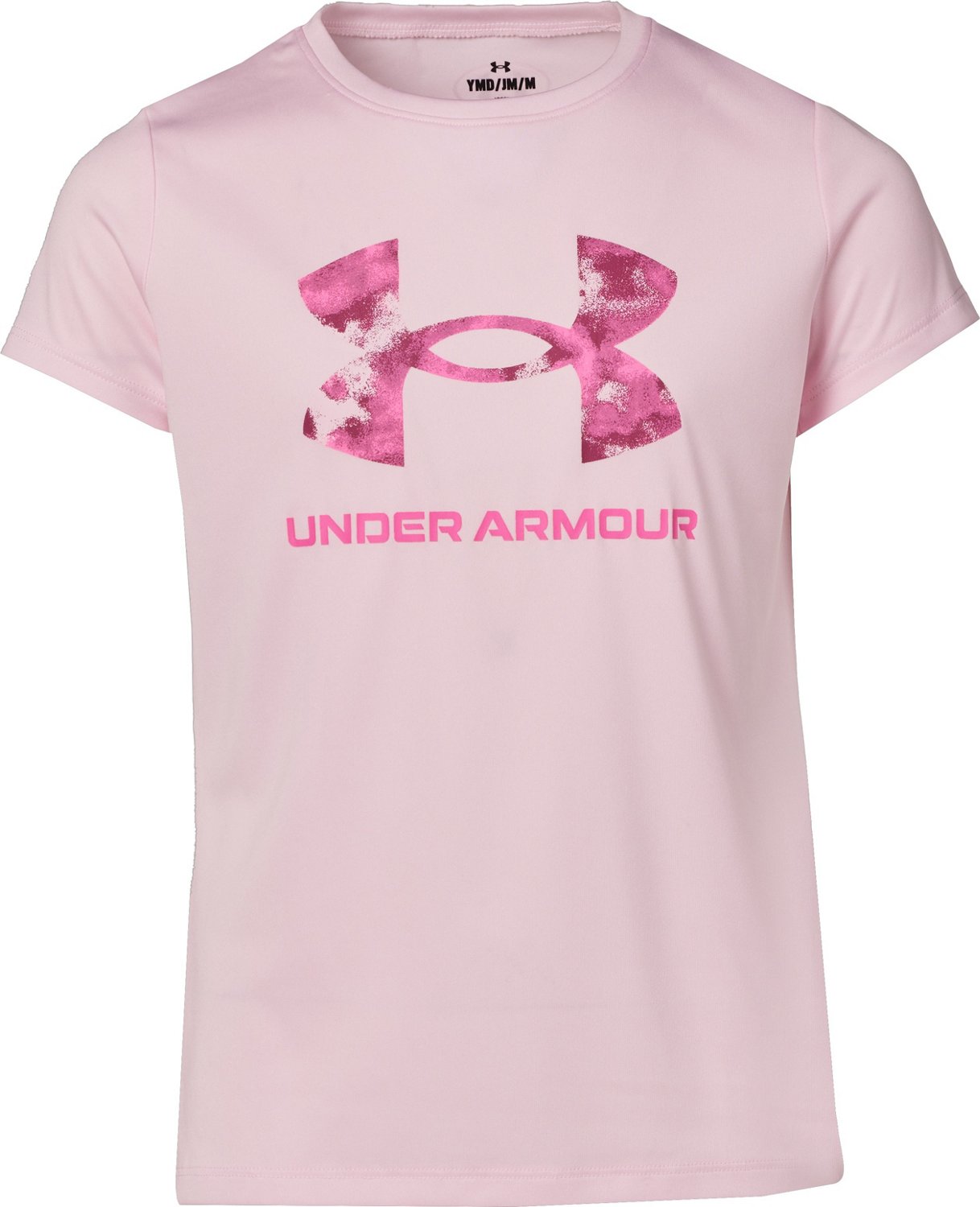 Under Armour Girls' UA Tech Print Fill Big Logo T-shirt | Academy