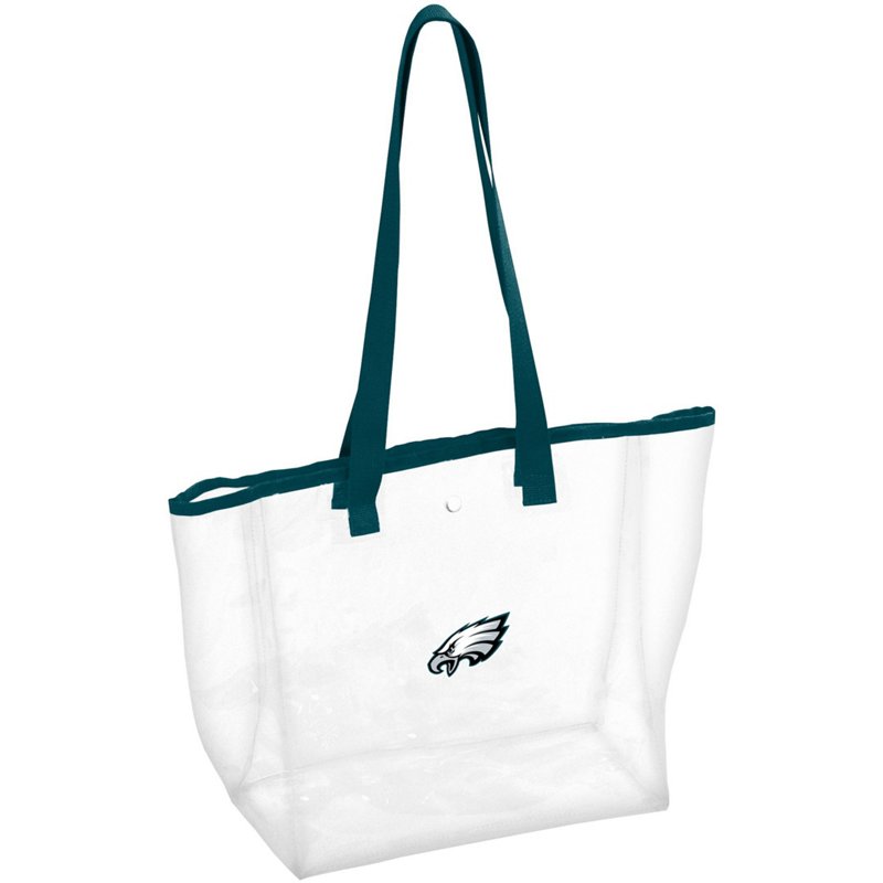 Logo Brands Philadelphia Eagles Stadium Clear Tote Bag