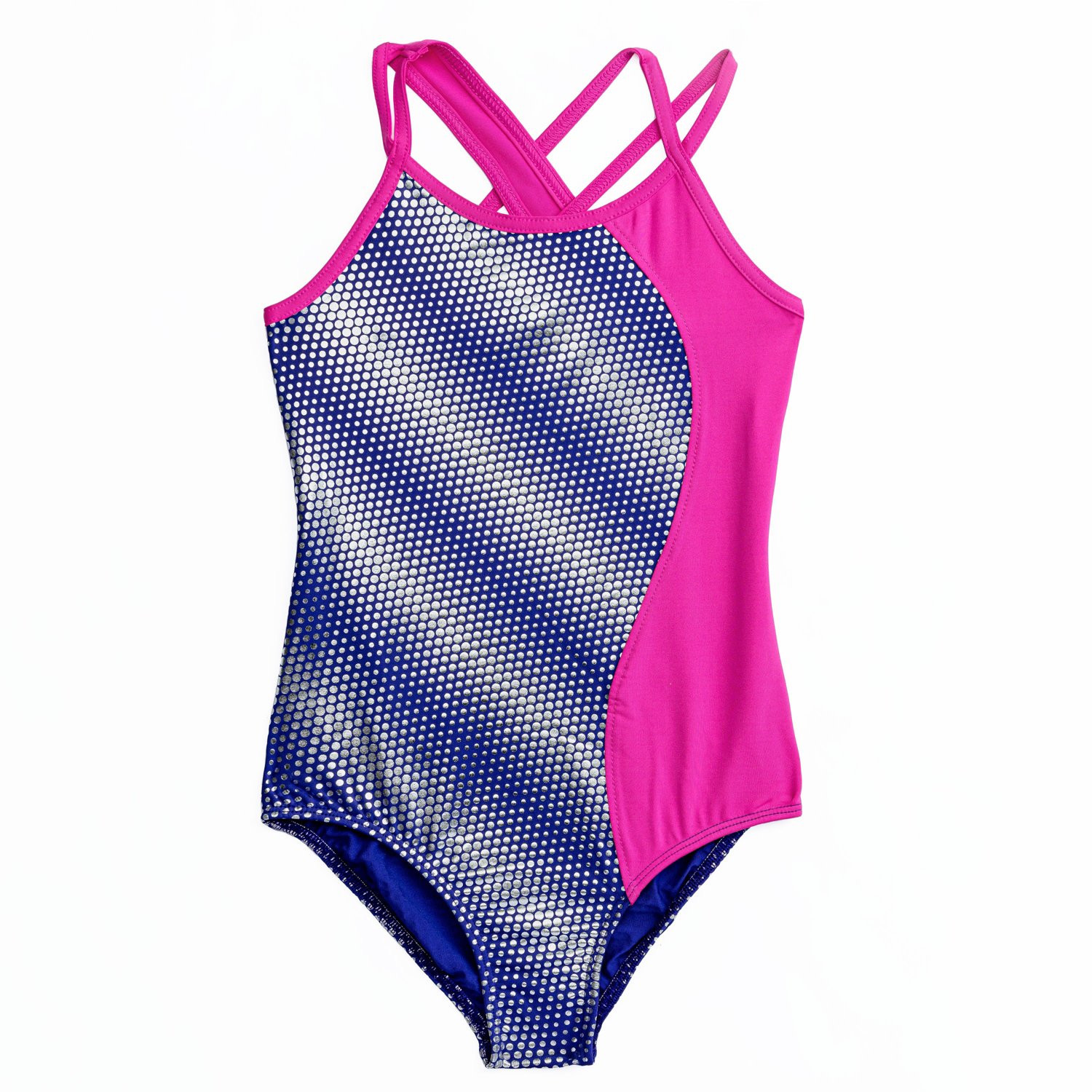 Rainbeau Moves Girls' Wavy Side Inset Tank Leotard - view number 3