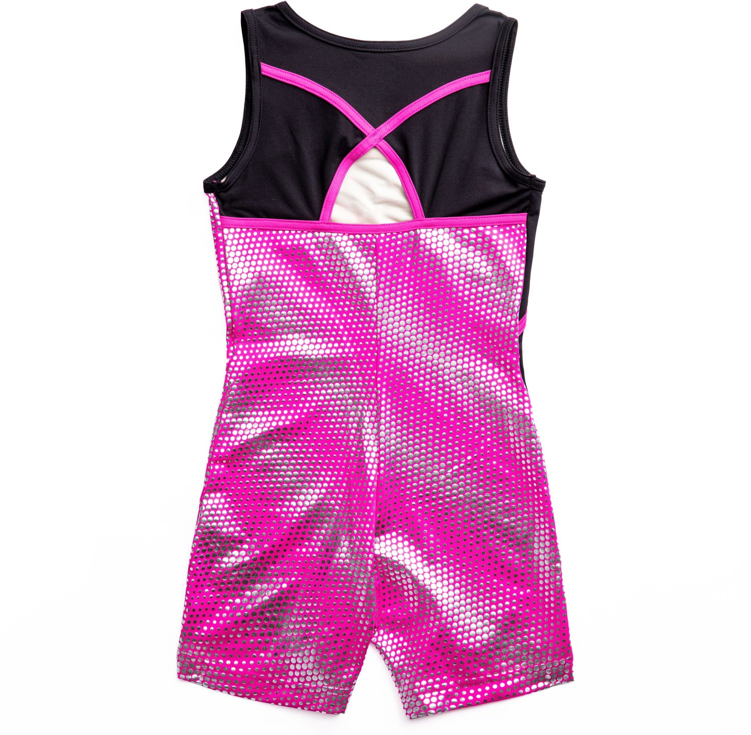 Rainbeau Moves Girls' Diagonal Strapping Biketard - view number 2