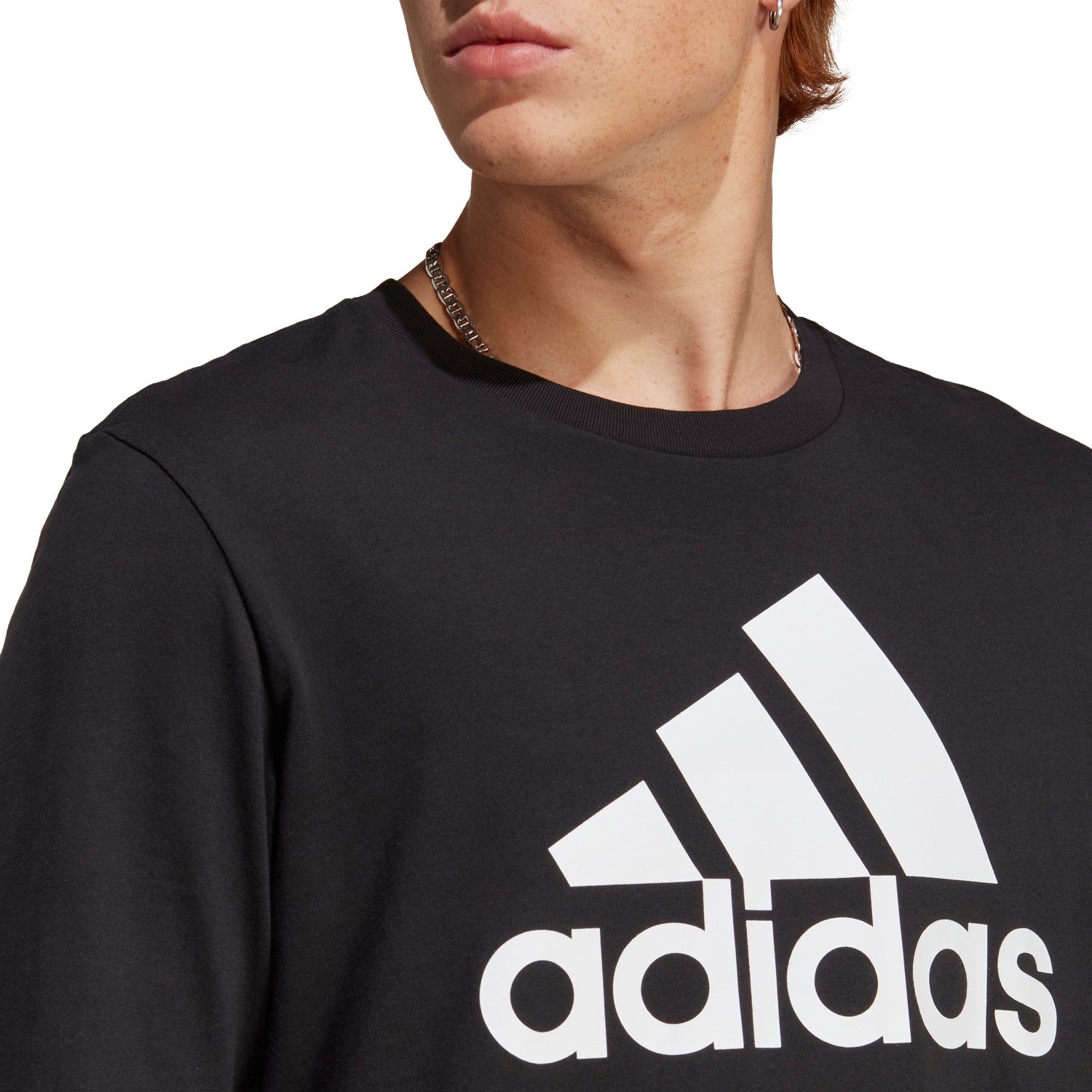 adidas Men's Essentials Brand Love Long Sleeve T-shirt                                                                           - view number 4