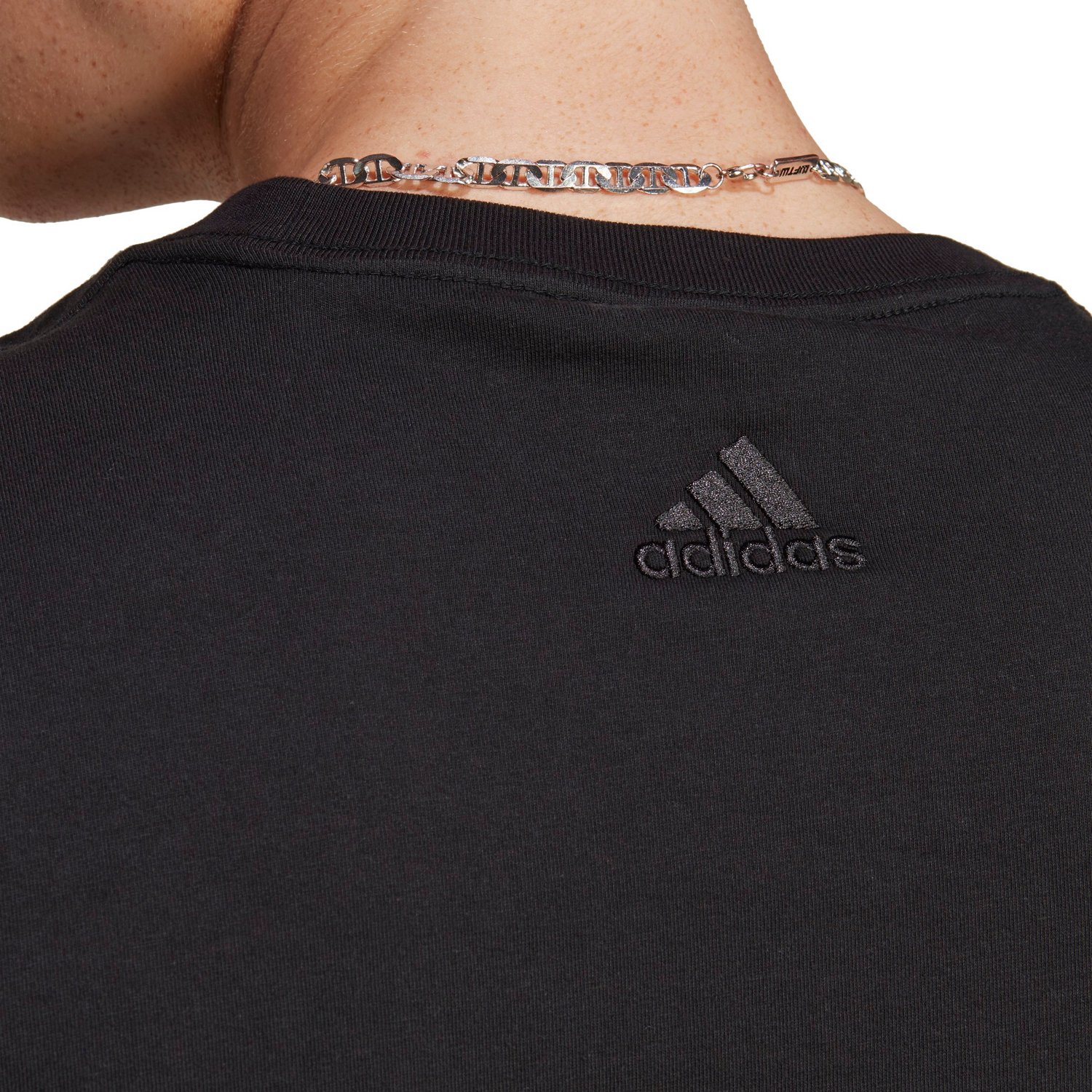 adidas Men's Essentials Brand Love Long Sleeve T-shirt                                                                           - view number 5