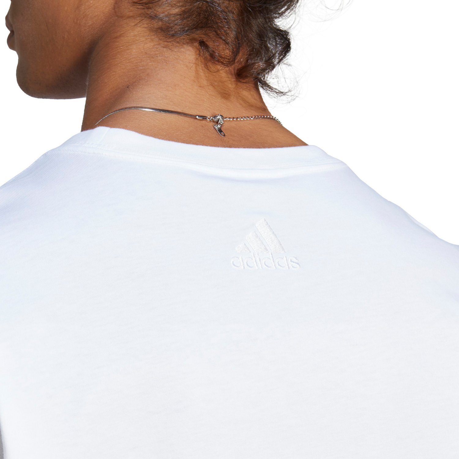 adidas Men's Essentials Brand Love Long Sleeve T-shirt                                                                           - view number 4