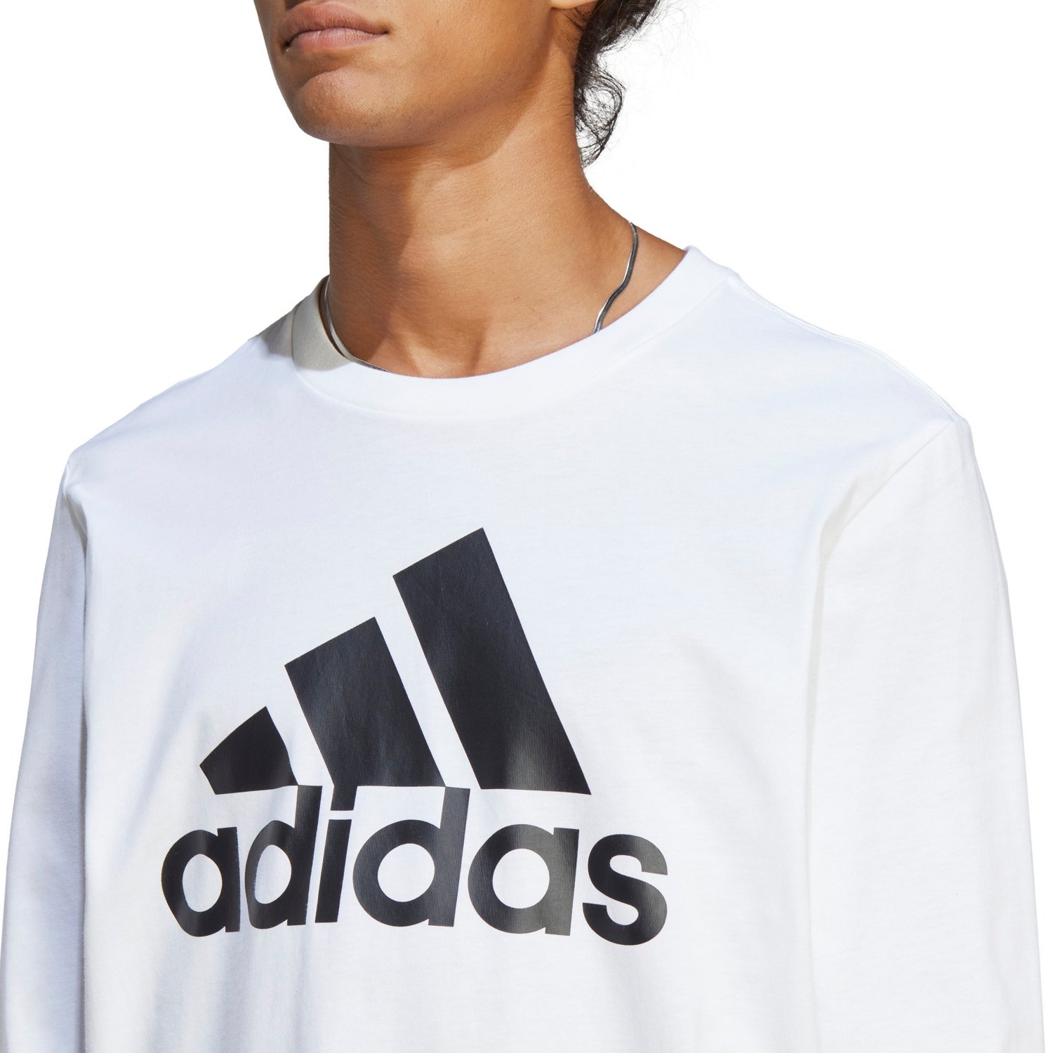 adidas Men's Essentials Brand Love Long Sleeve T-shirt                                                                           - view number 5