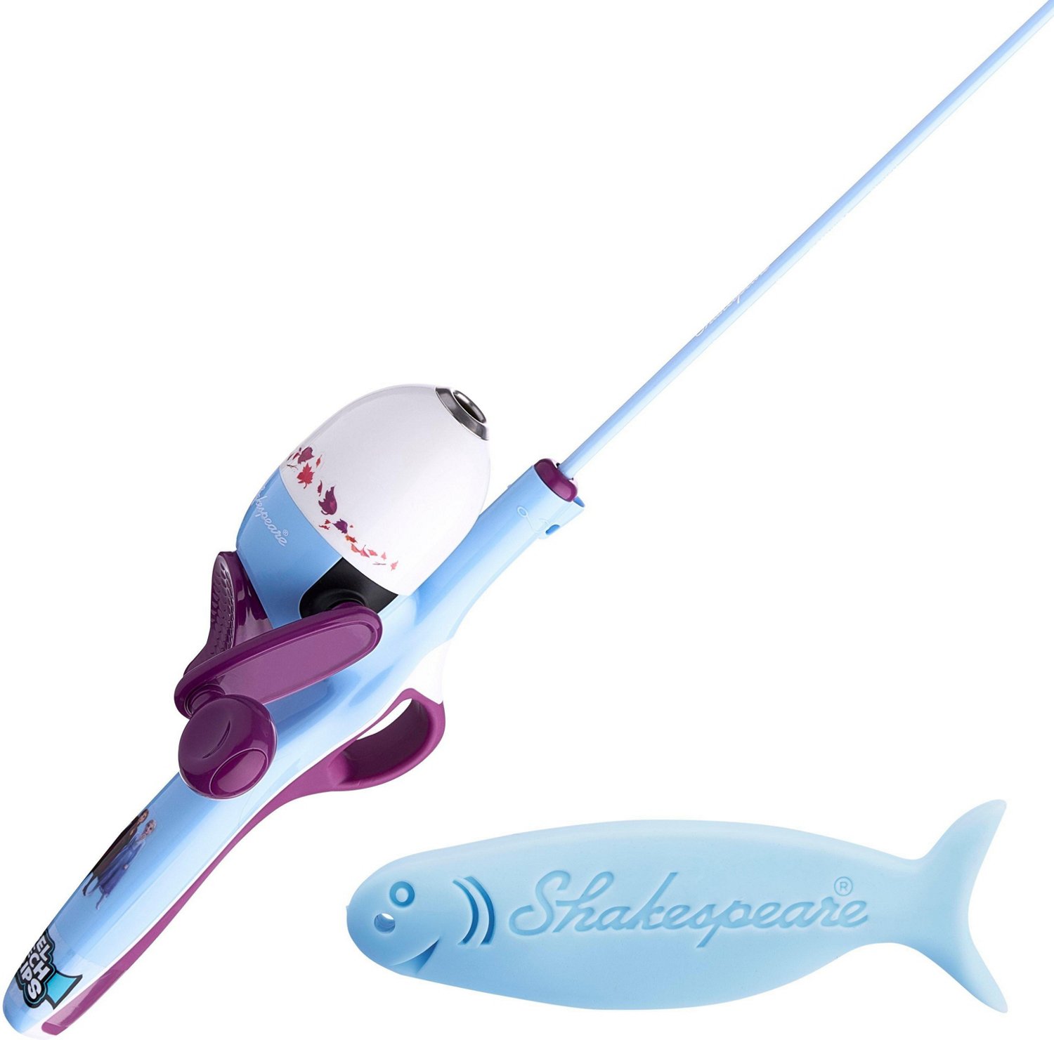 Catching Big Fish with a Disney Princess KIDS ROD - First guy on