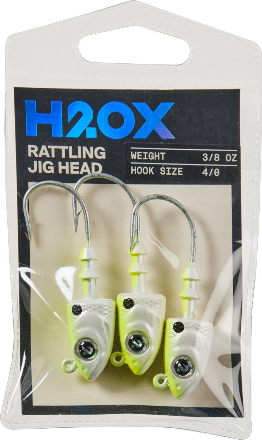 H2OX Rattling Jig Head 3Pack Academy