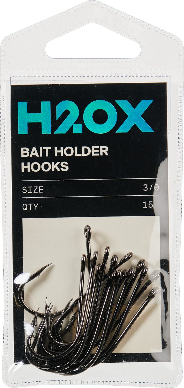 H2OX Bait Holder Hooks 15 Pack