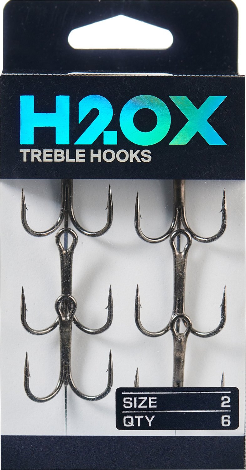 H2OX # Personal Treble Hook 6 Pack