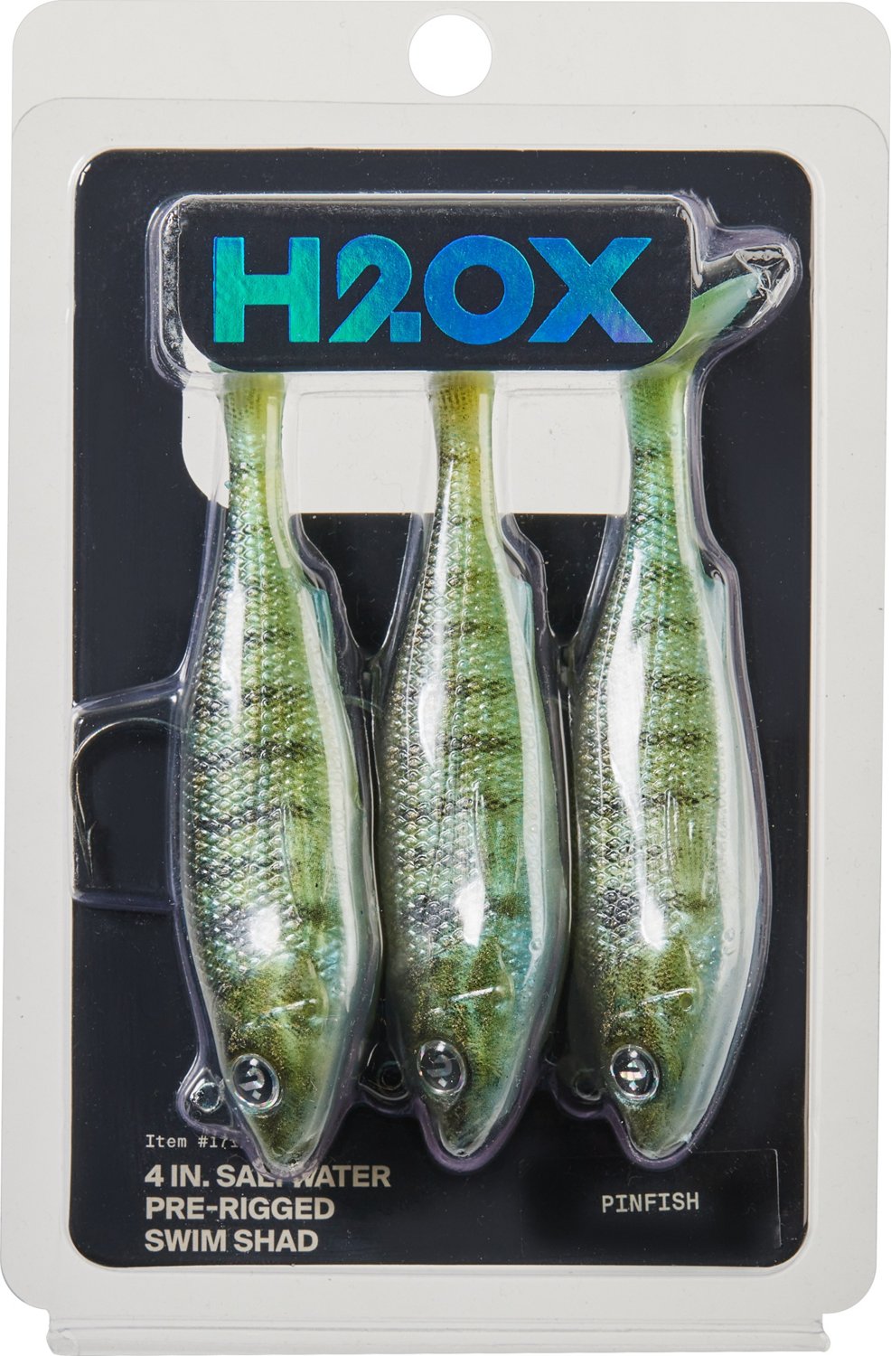 H2OX 4 inch Prerigged Saltwater Swim Shad 3 Pack                                                                                 - view number 2