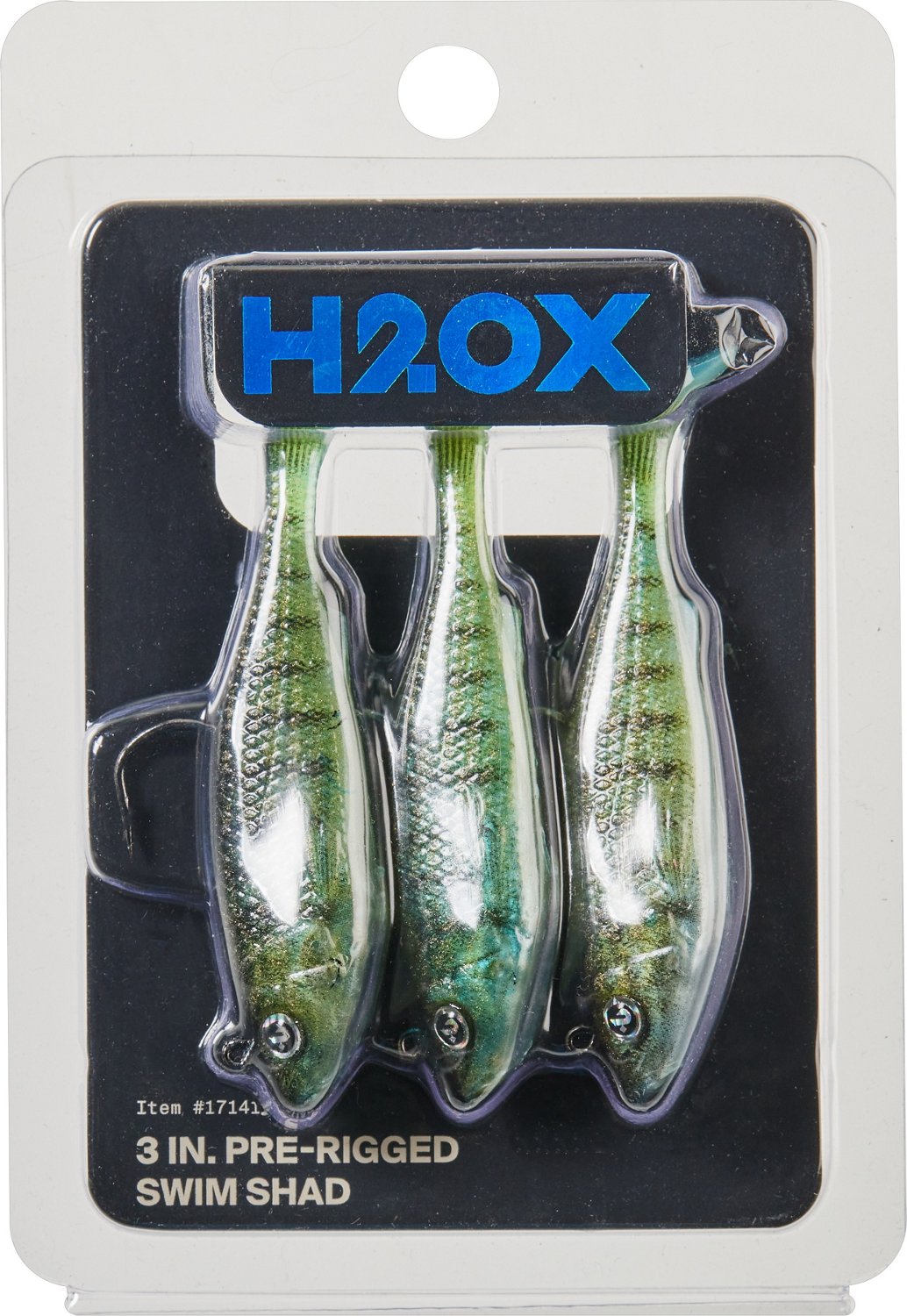 H2OX 3 inch Saltwater Prerigged Swim Shad 3 Pack                                                                                 - view number 2