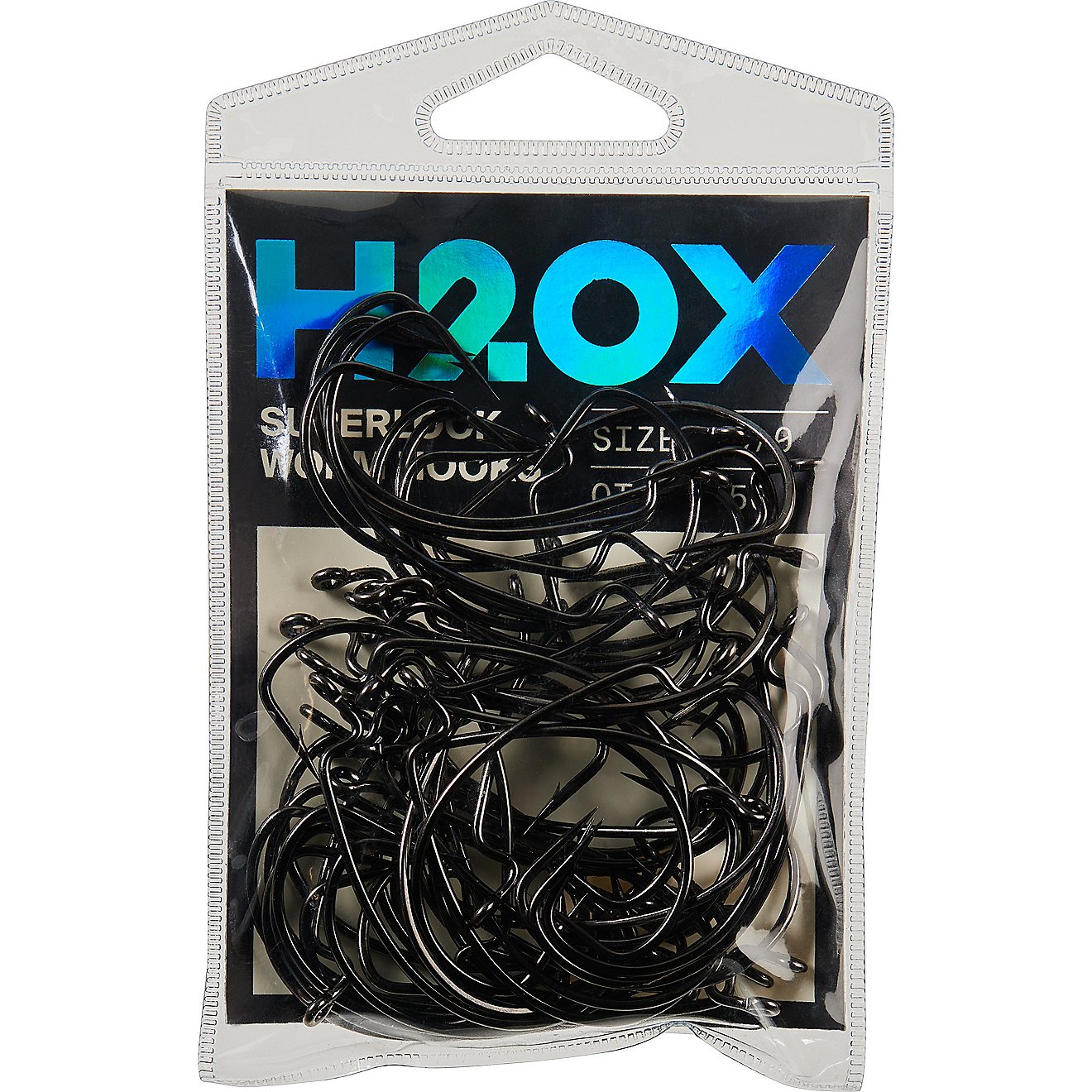 H2OX Superlock Worm Hooks 50 Pack                                                                                                - view number 2