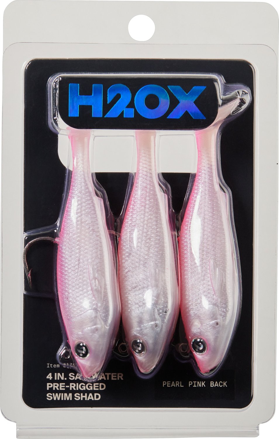 H2OX 4 inch Prerigged Saltwater Swim Shad 3 Pack                                                                                 - view number 2