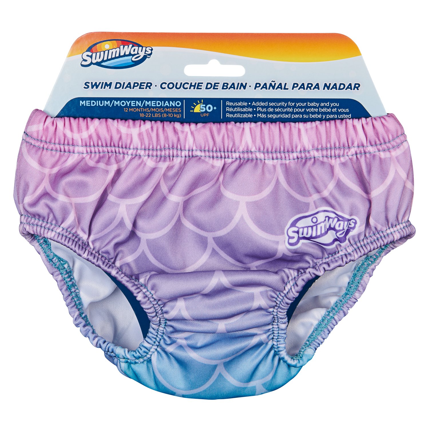 SwimWays Mermaid Swim Diaper