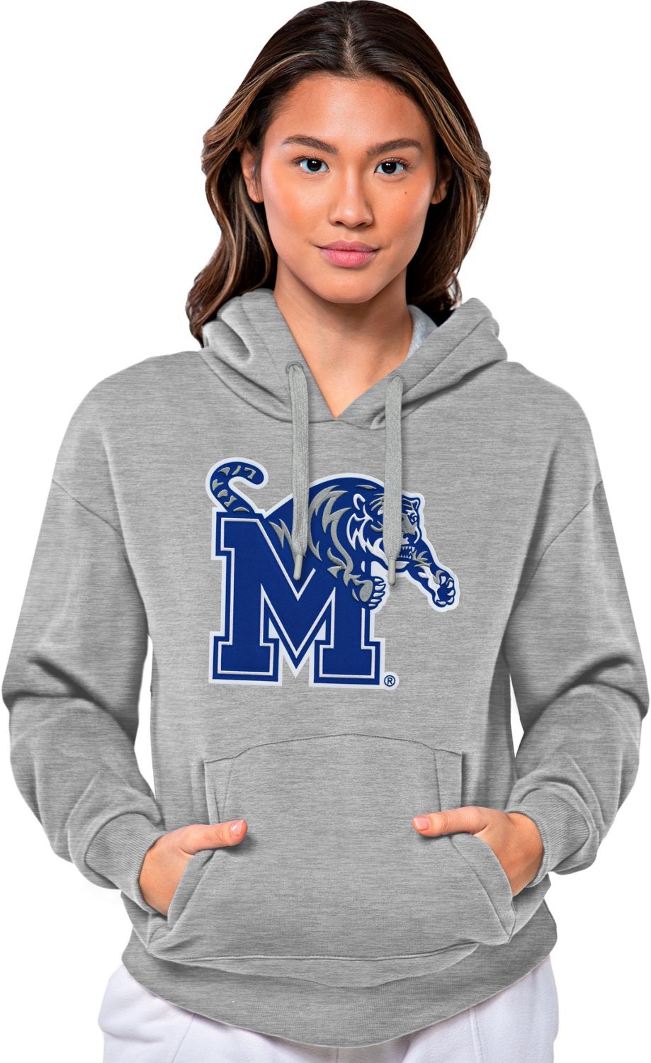 Antigua Women's University of Memphis Victory Hooded Pullover