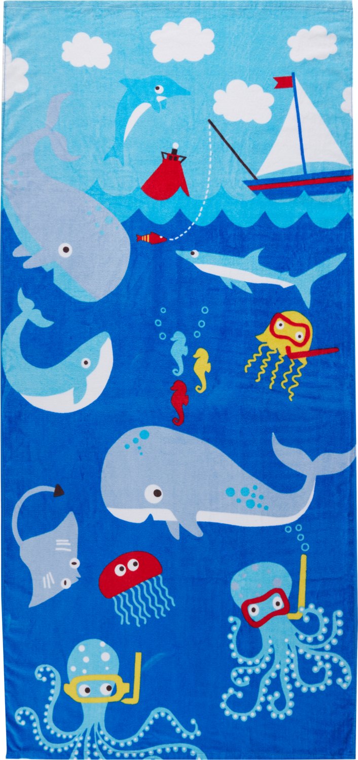 O'Rageous Youth Ocean Sea Animals Beach Towel | Academy