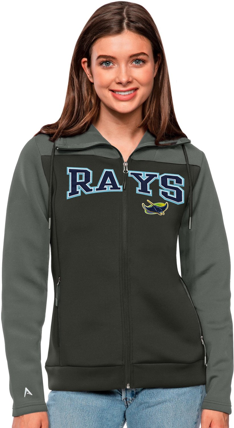 Antigua Women's Tampa Bay Rays Gray Protect Jacket