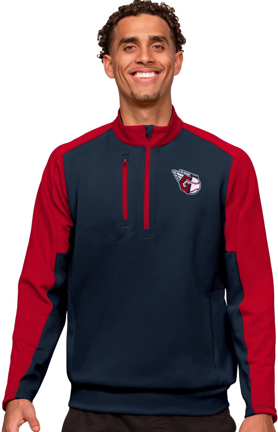 Antigua Men's Cleveland Guardians Team Pullover