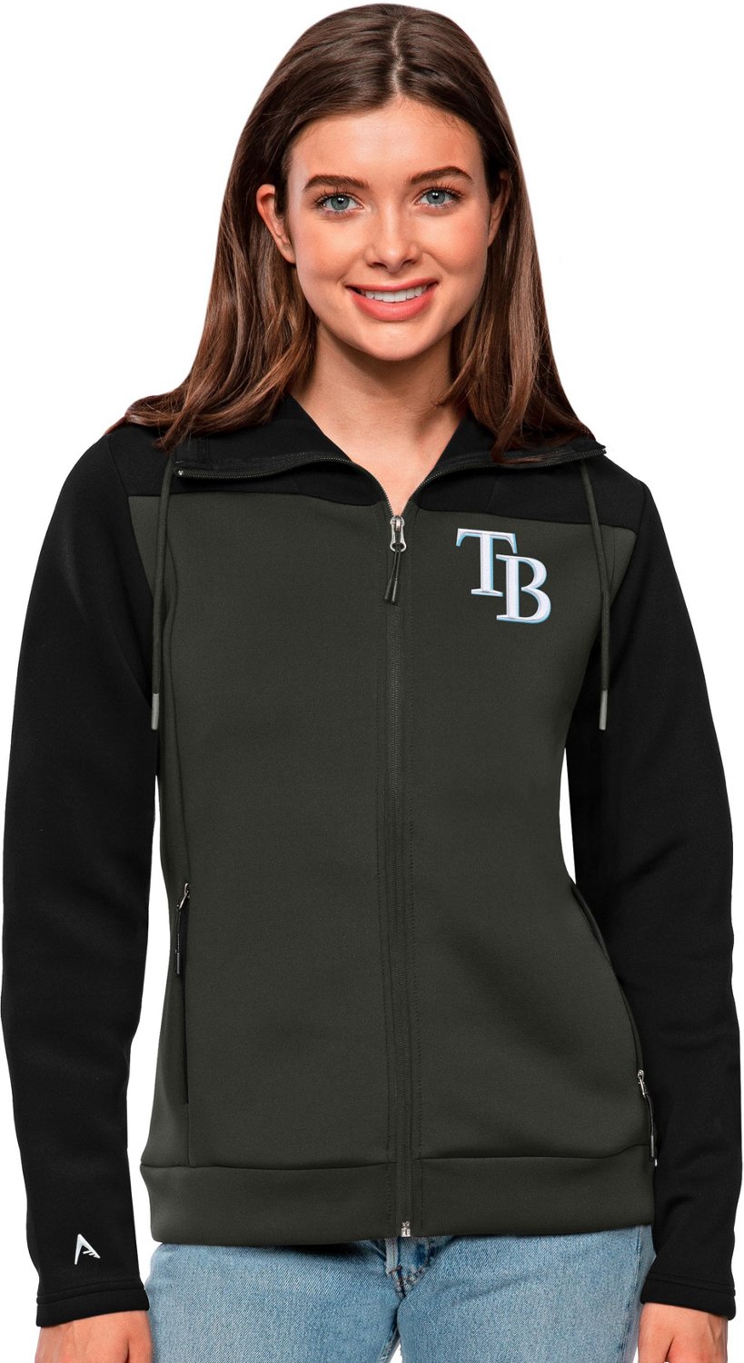 Antigua Men's Tampa Bay Rays Black Protect Jacket