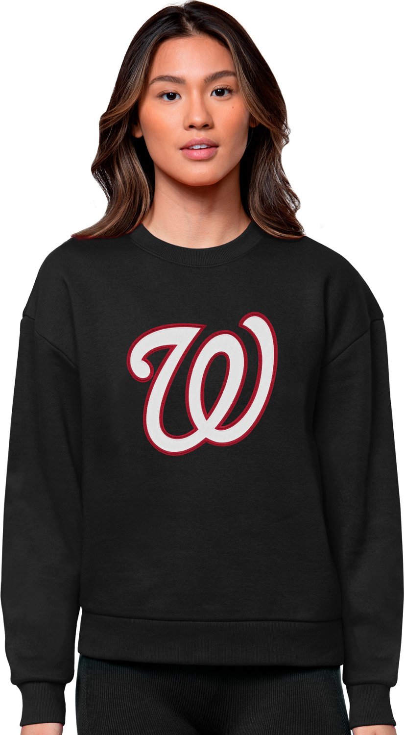 Antigua Women's Washington Nationals Victory Crew Sweatshirt
