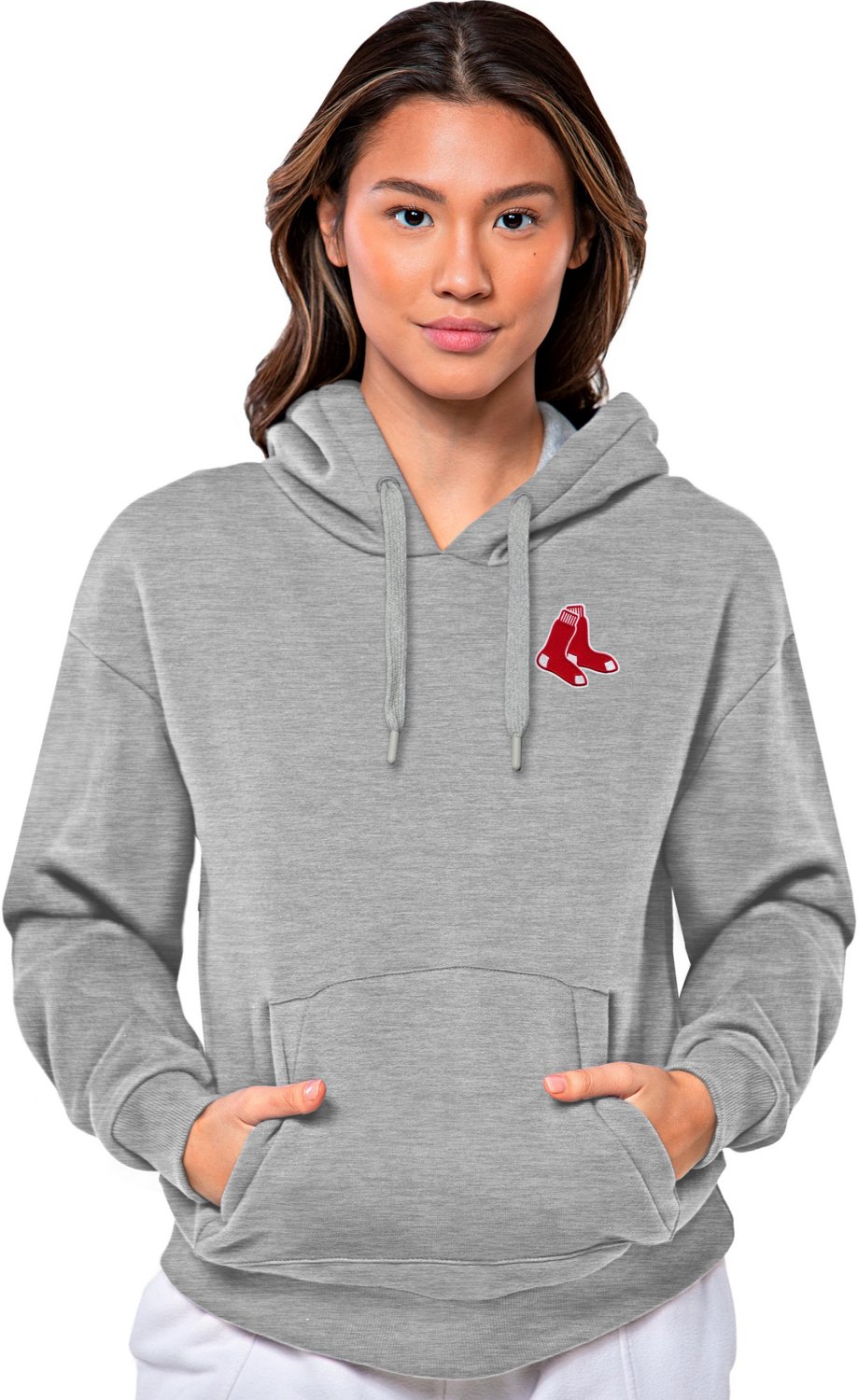 Antigua Women's Boston Red Sox Victory Pullover Hoodie
