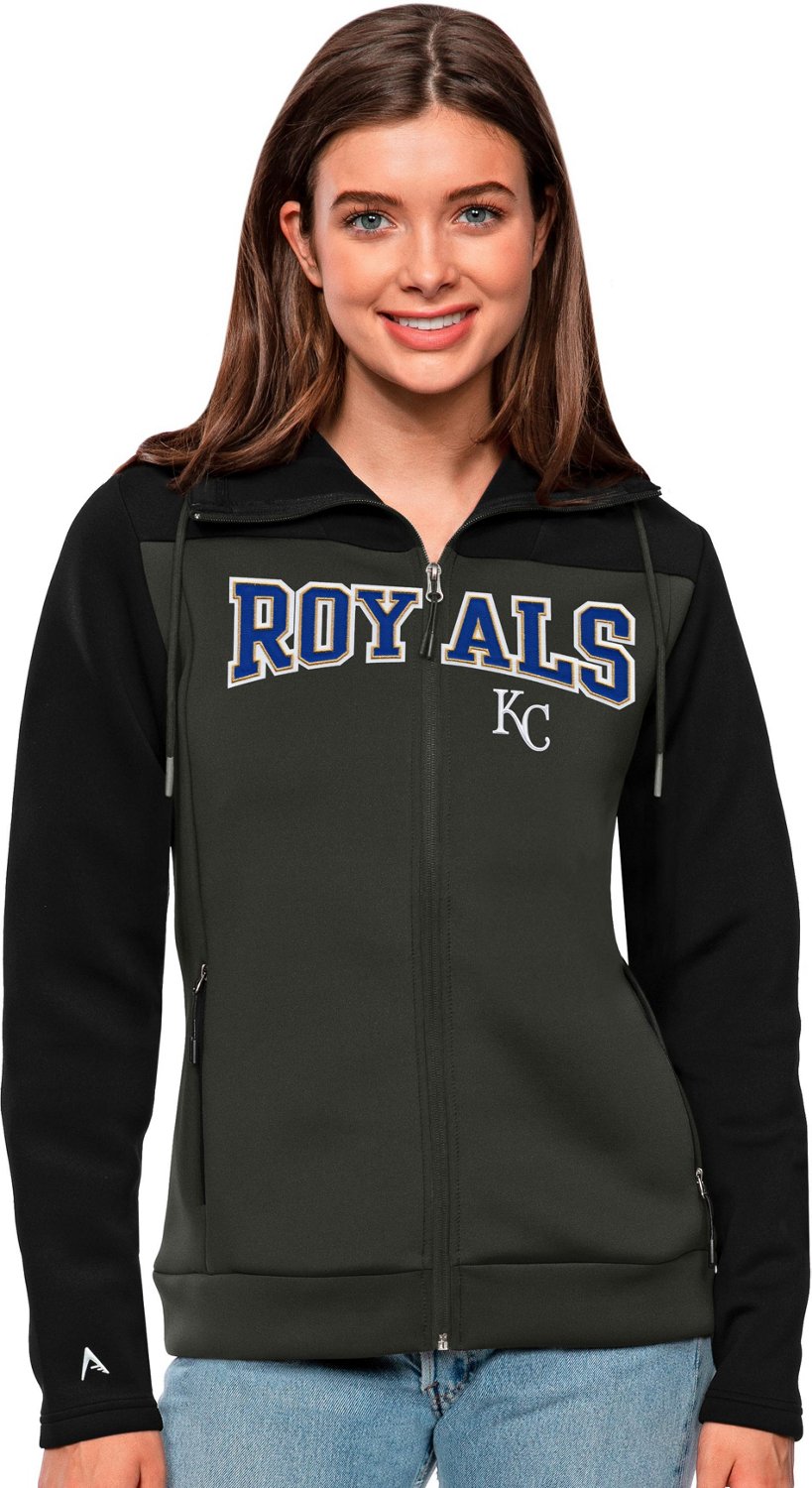 Antigua Men's Kansas City Royals Black Protect Jacket