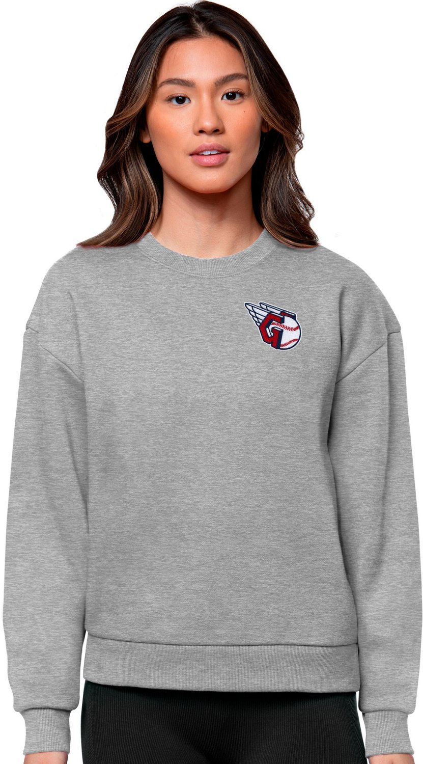 Antigua Women's Cleveland Guardians Victory 2 Crew Sweatshirt