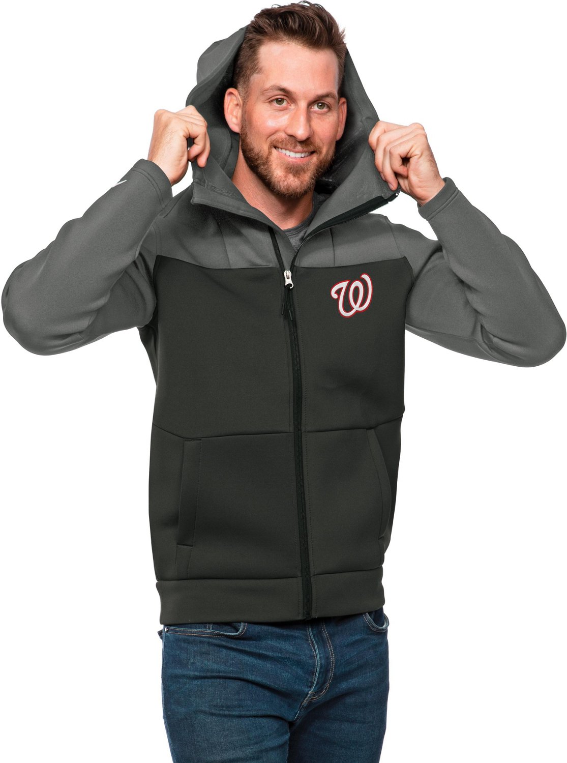 Antigua Men's Washington Nationals Protect 2 Jacket