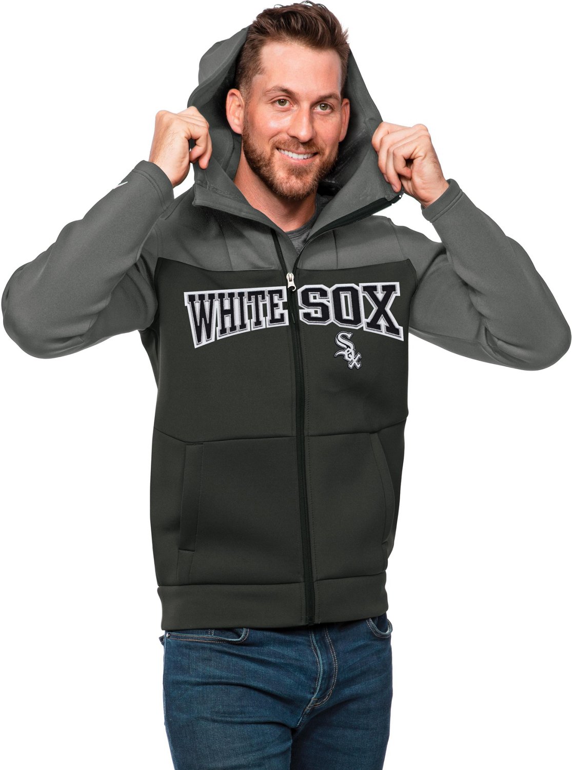 Antigua Men's Chicago White Sox Protect 2 Jacket
