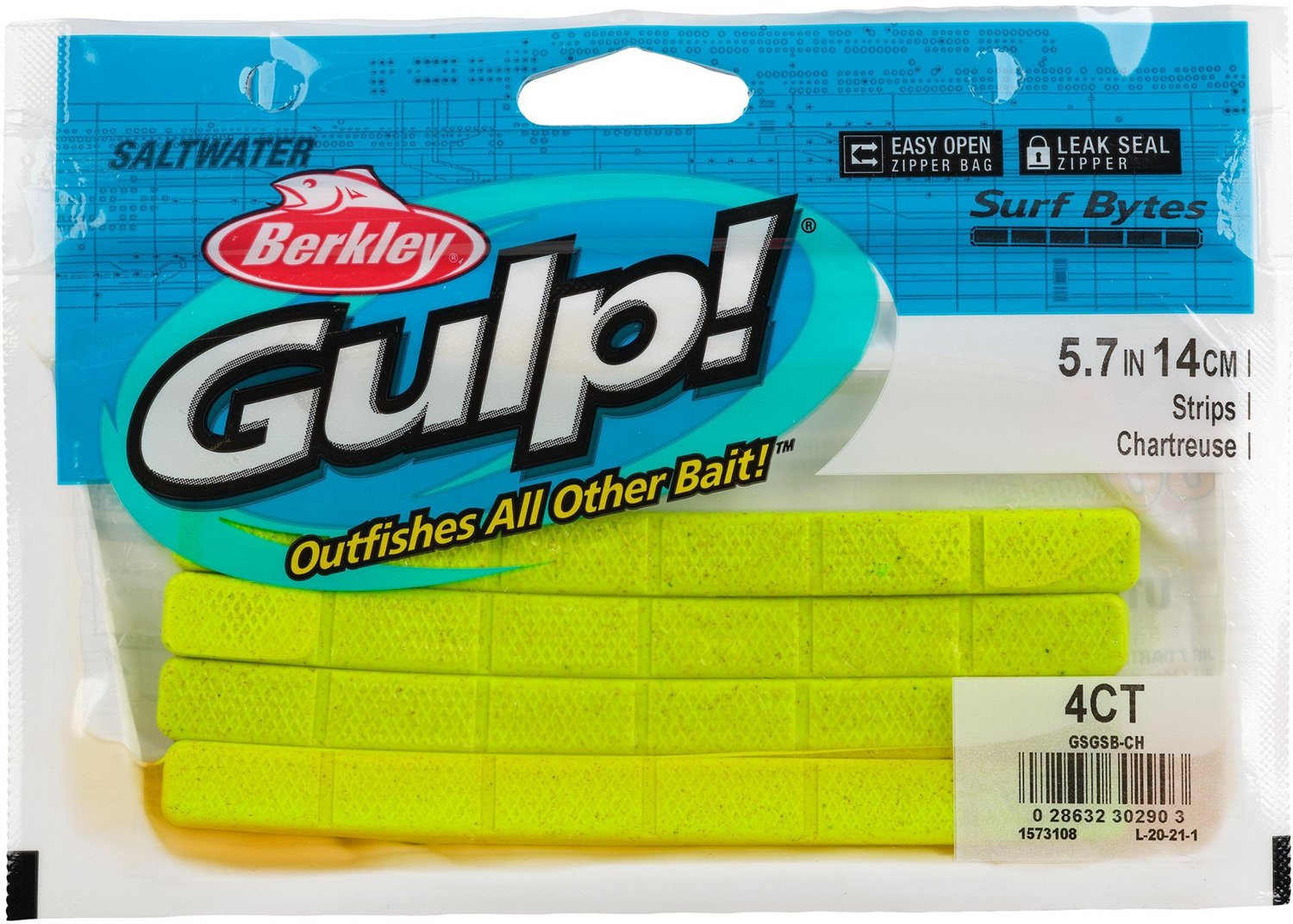 Berkley Gulp! Soft Bait Surf Bytes Strips - view number 5