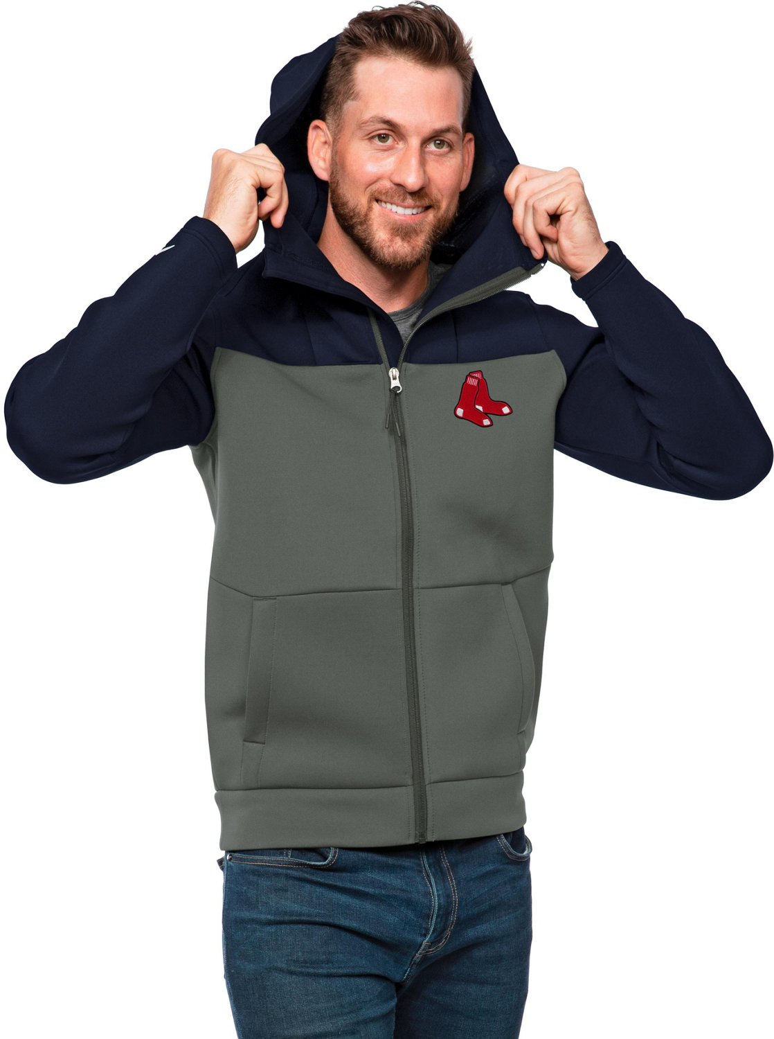 Antigua Men's Boston Red Sox Protect 2 Jacket