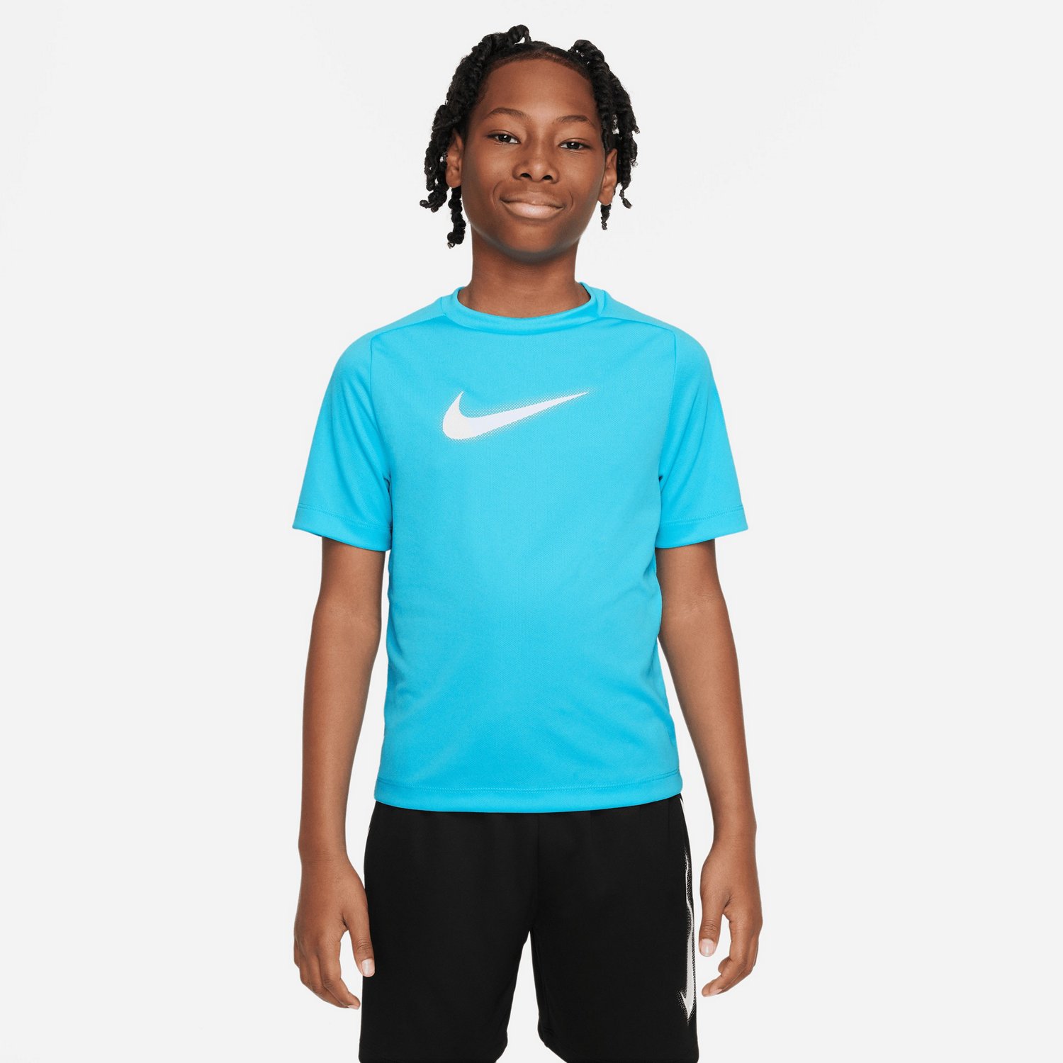 Nike Boys' DriFIT Multi+ Graphic Training Tshirt Academy