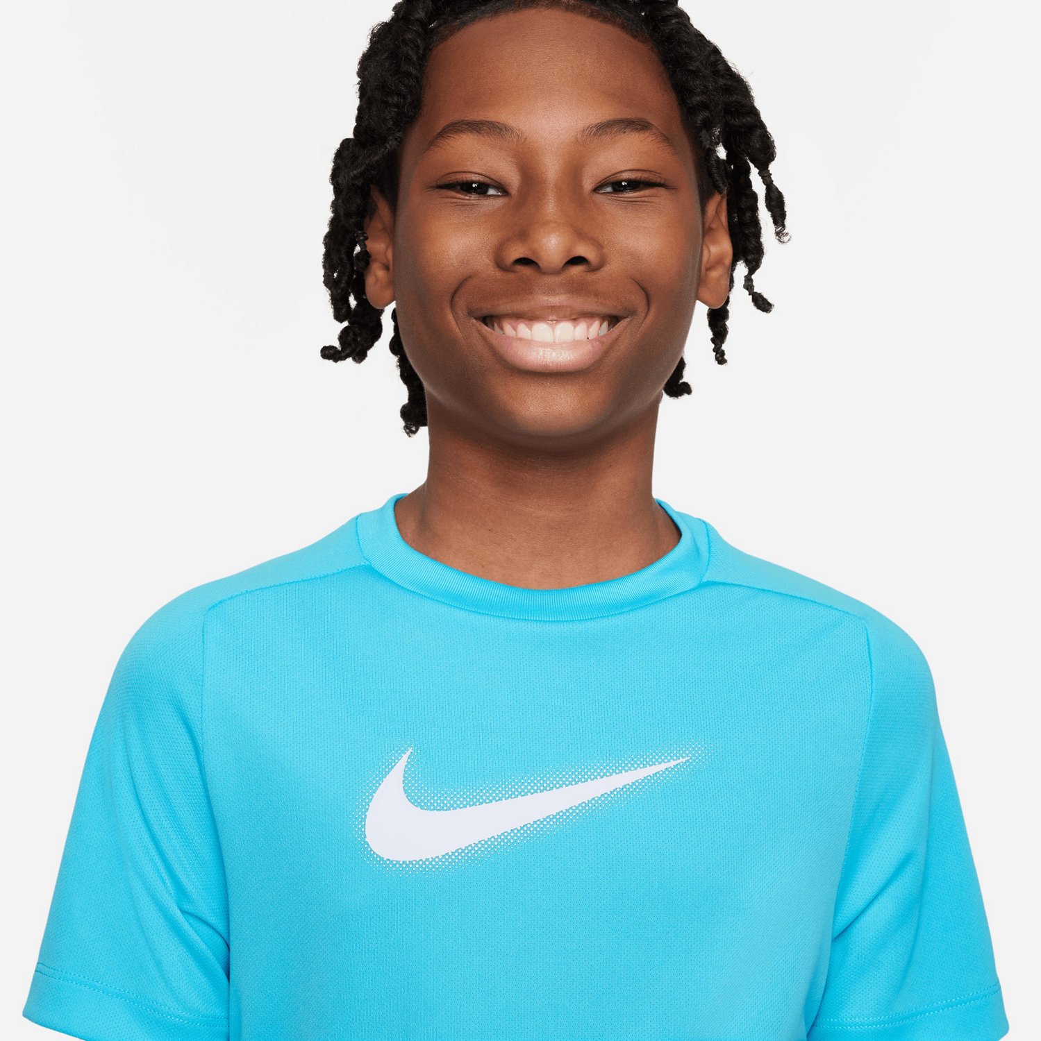 Nike Boys' DriFIT Multi+ Graphic Training Tshirt Academy