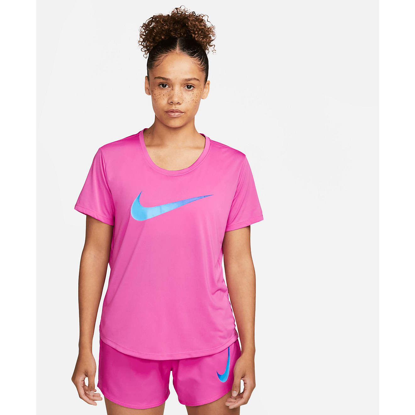 Nike Women's One Dri-FIT Swoosh Graphic T-shirt | Academy