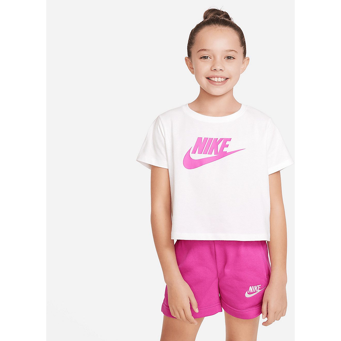 Nike Girls' Sportswear Futura Crop T-shirt                                                                                       - view number 1