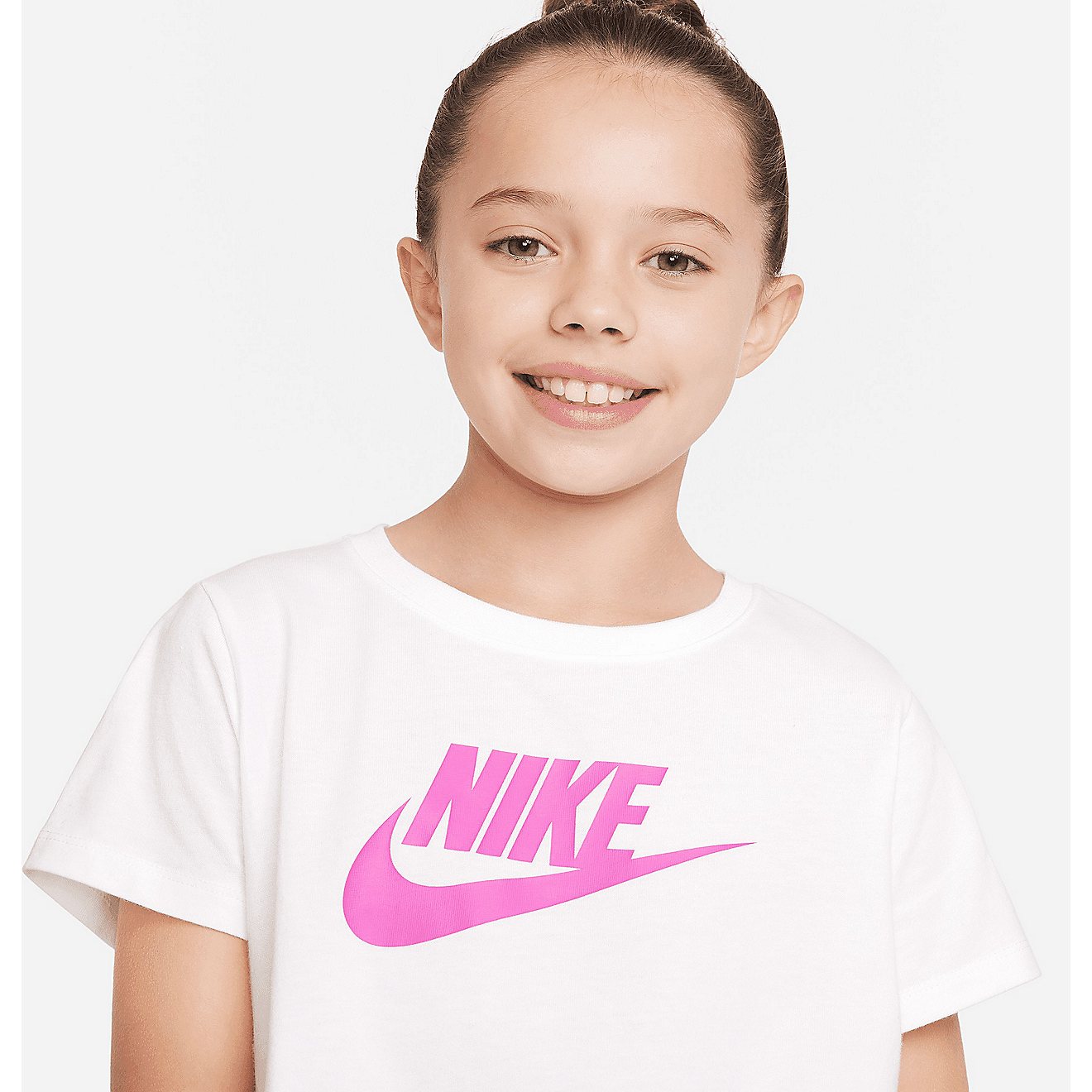 Nike Girls' Sportswear Futura Crop T-shirt                                                                                       - view number 3