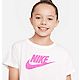 Nike Girls' Sportswear Futura Crop T-shirt                                                                                       - view number 3 image