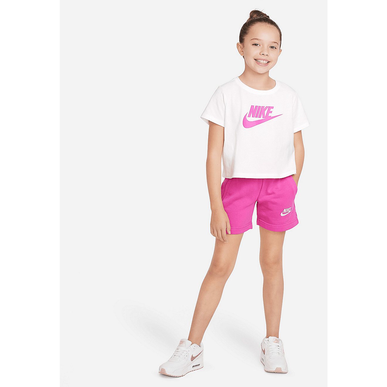 Nike Girls' Sportswear Futura Crop T-shirt                                                                                       - view number 4