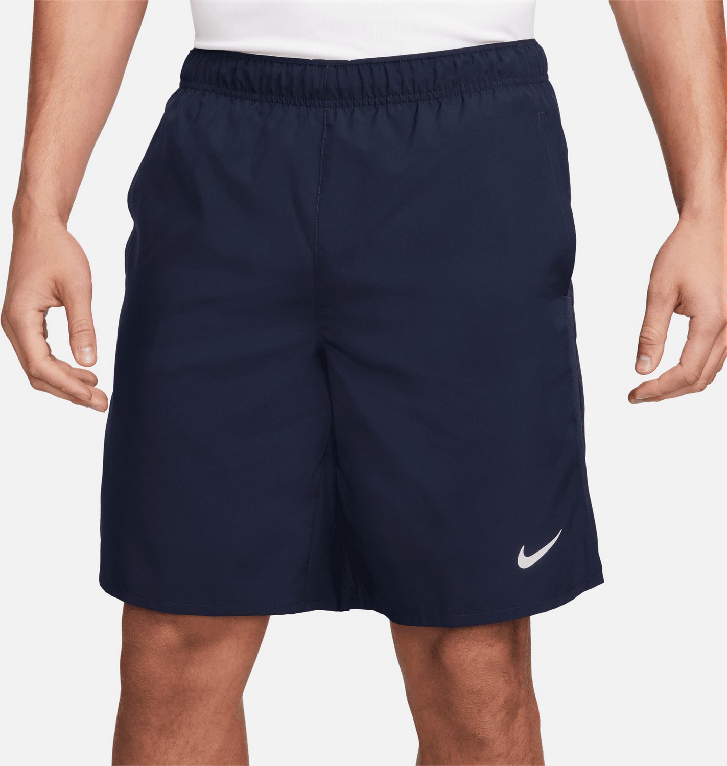 Nike Men's DriFIT Challenger BriefLined Running Shorts 9 in Academy