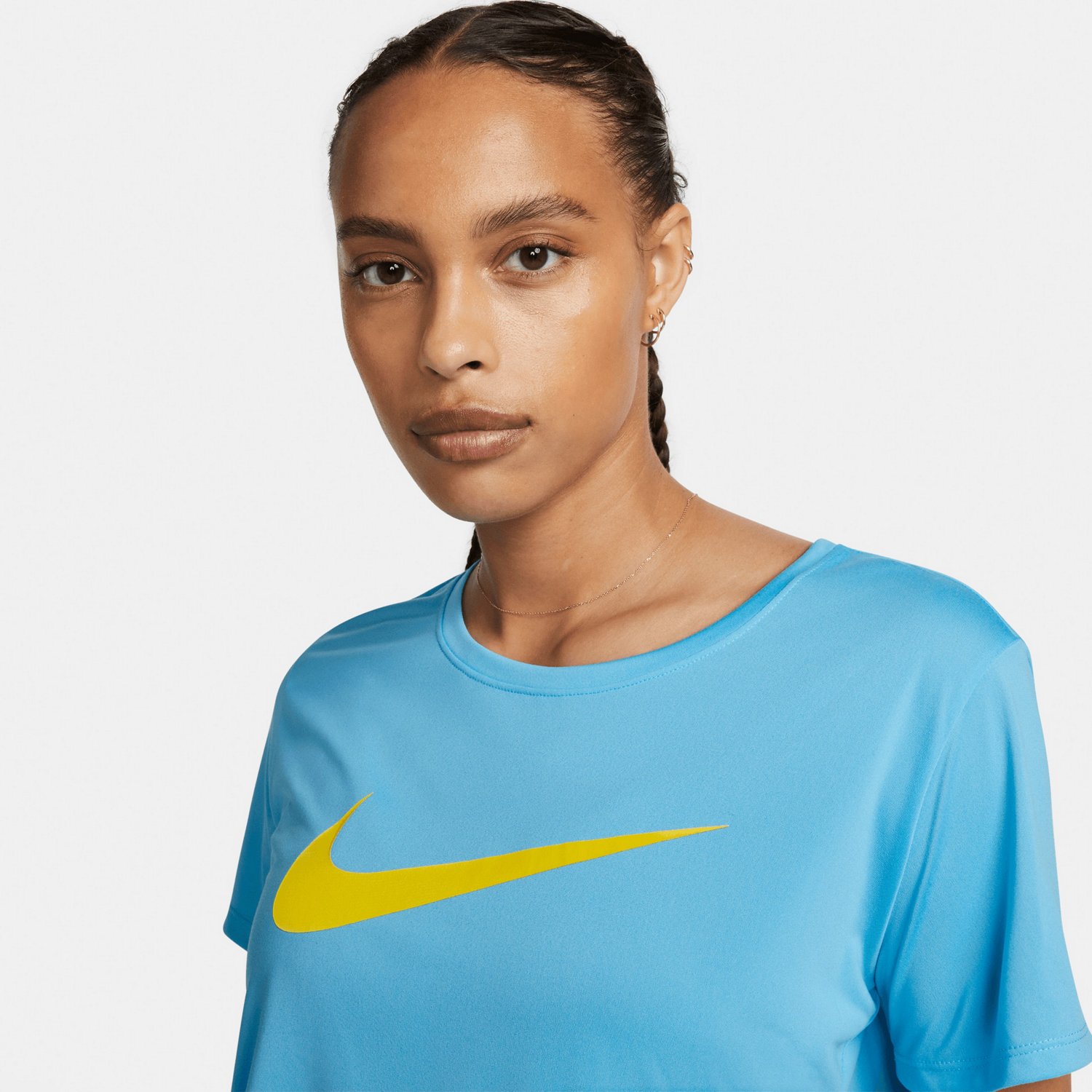 Nike Women's One Dri-FIT Swoosh Graphic T-shirt - view number 3