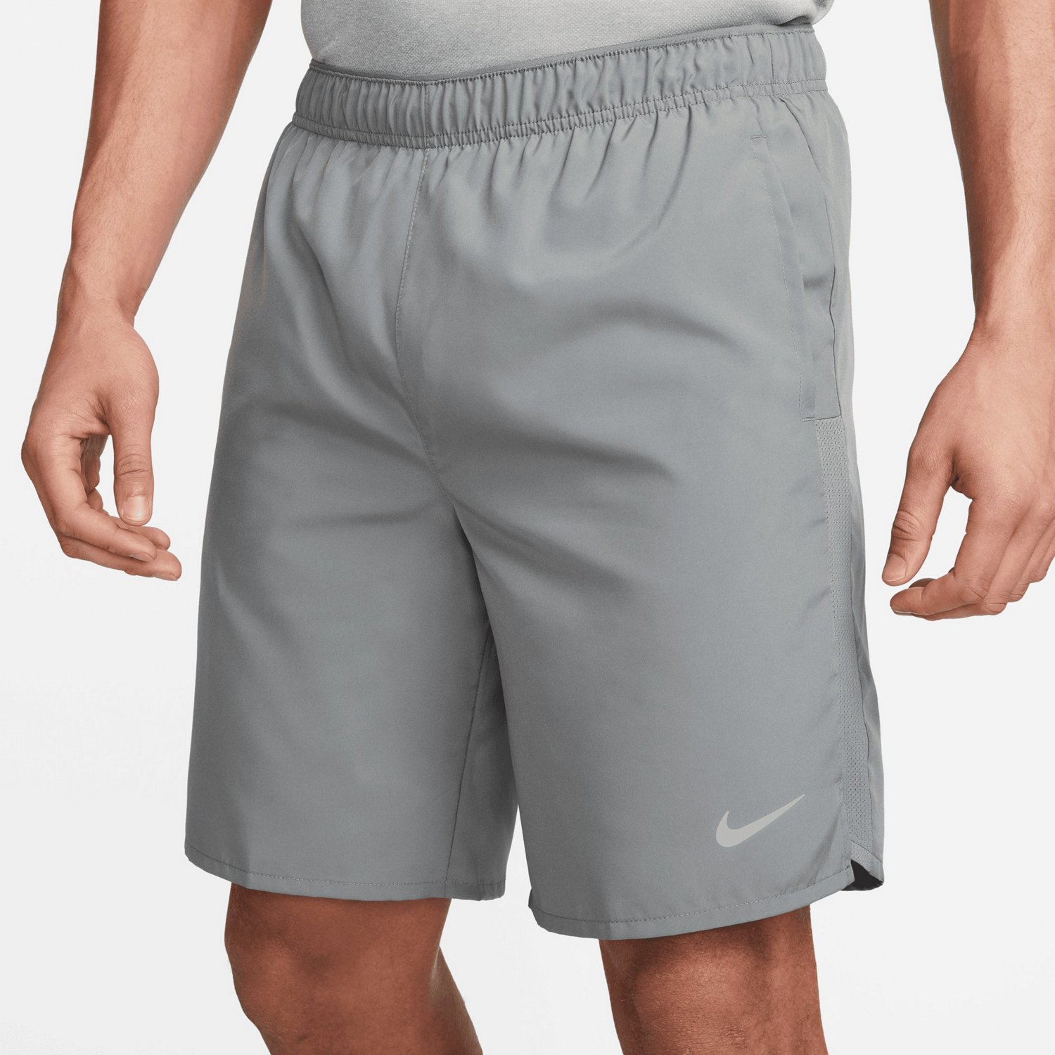 Nike Men's DriFIT Challenger BriefLined Running Shorts 9 in Academy