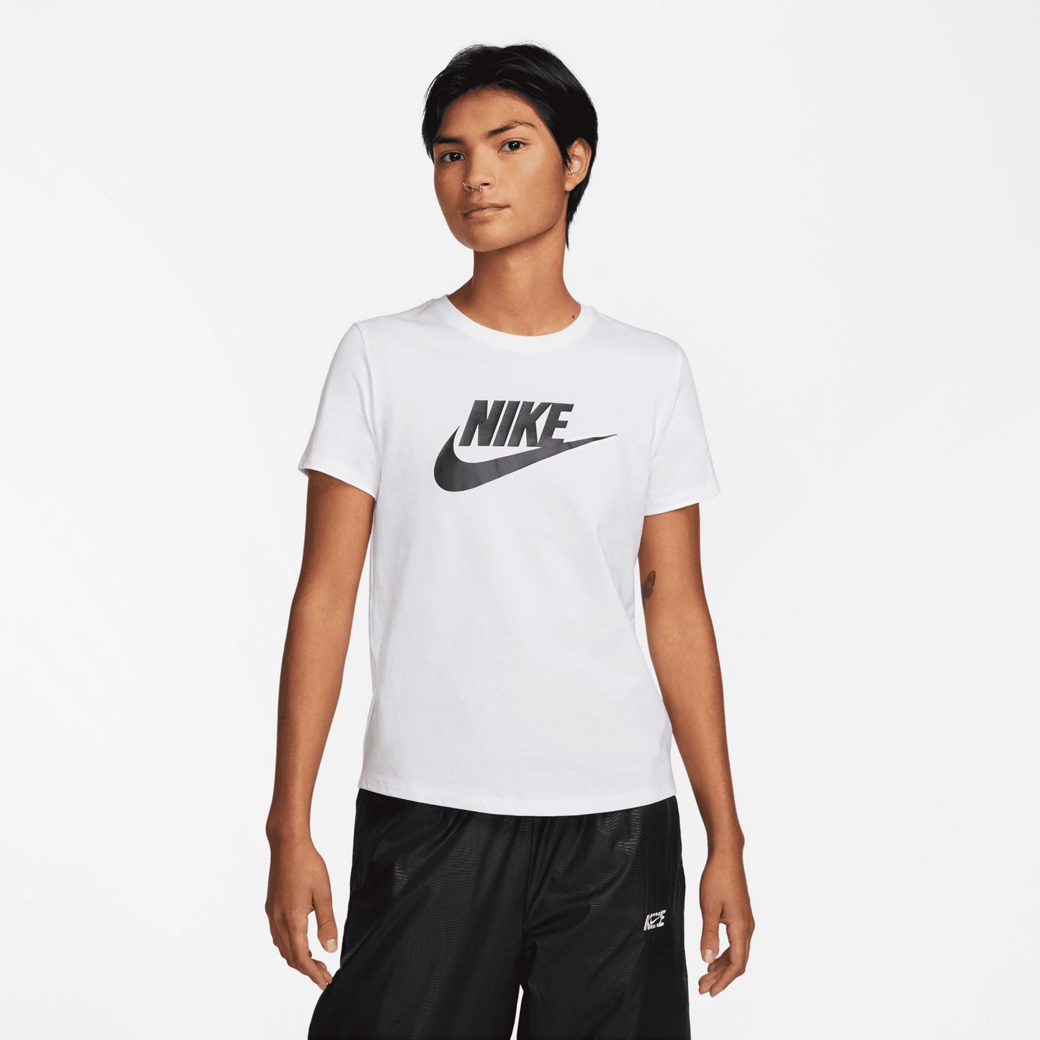 Nike One Dri-FIT Crew-Neck LBR Sweatshirt Women - black/white