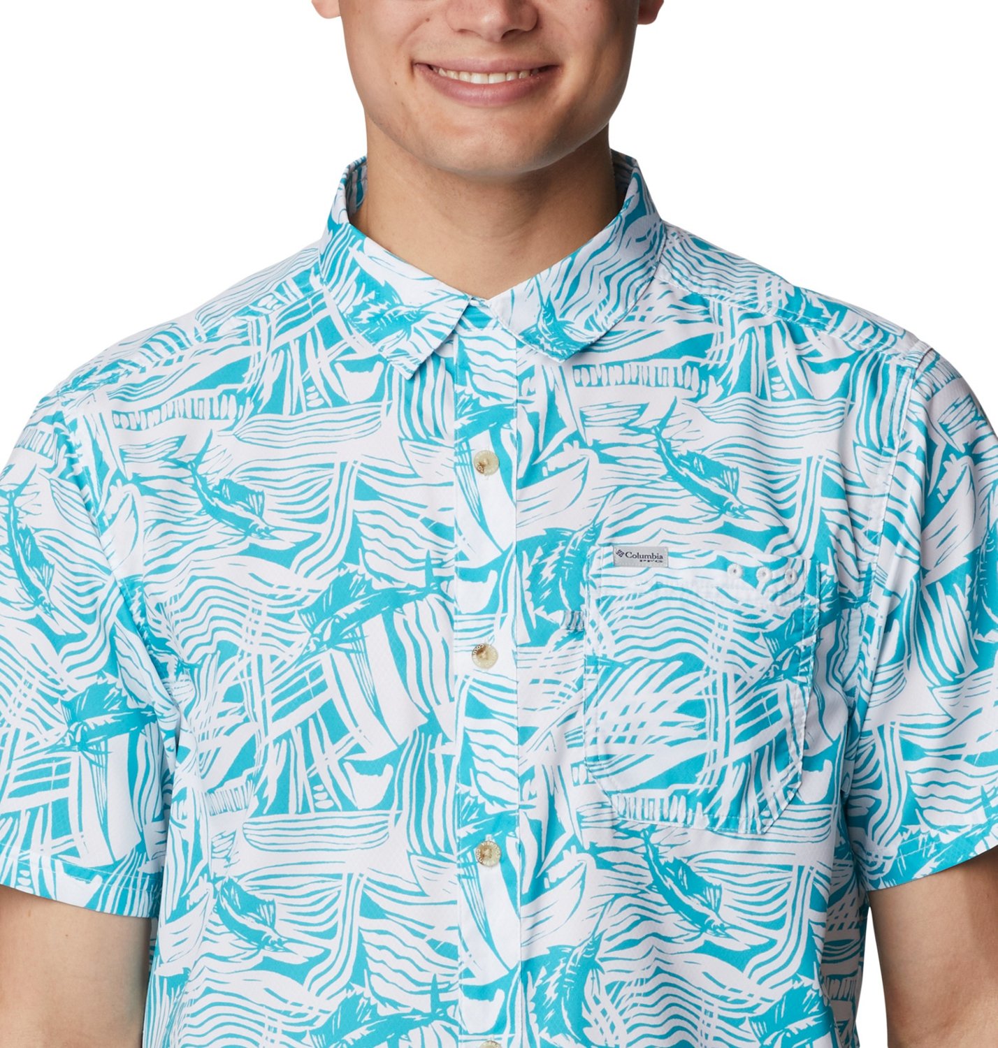 Columbia Men's PFG Super Slack Tide Camp Shirt