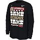Nike Men's University of Georgia '22 National Champs Locker Room Long Sleeve Graphic T-shirt                                     - view number 1 image