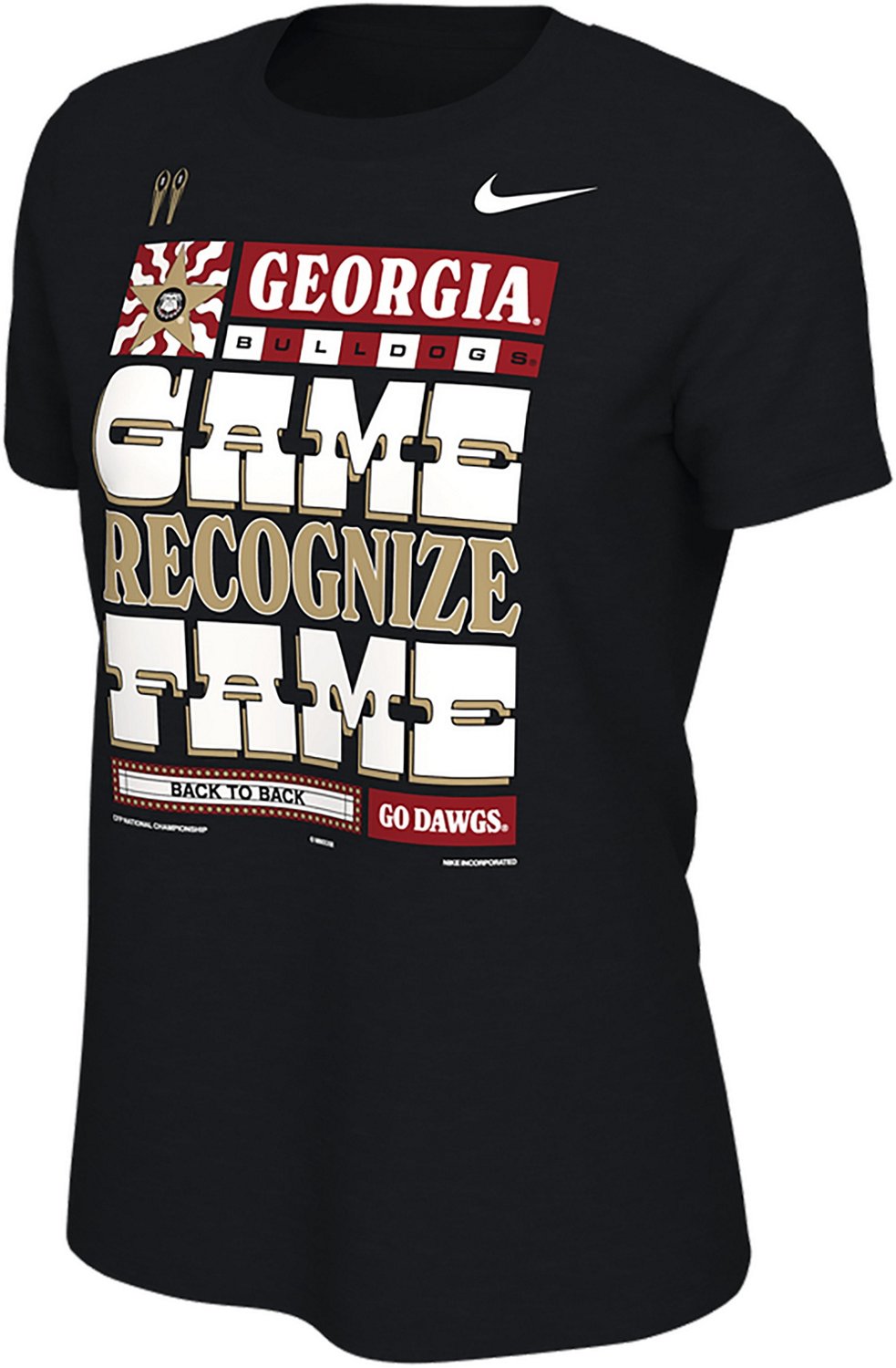 Nike Women’s University of Georgia '22 National Champs Locker Room Graphic T-shirt                                            