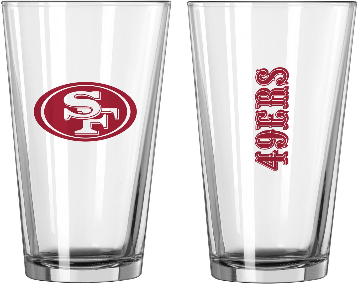 Logo Brands San Francisco 49ers 16 oz Gameday Pint Glass - view number 1
