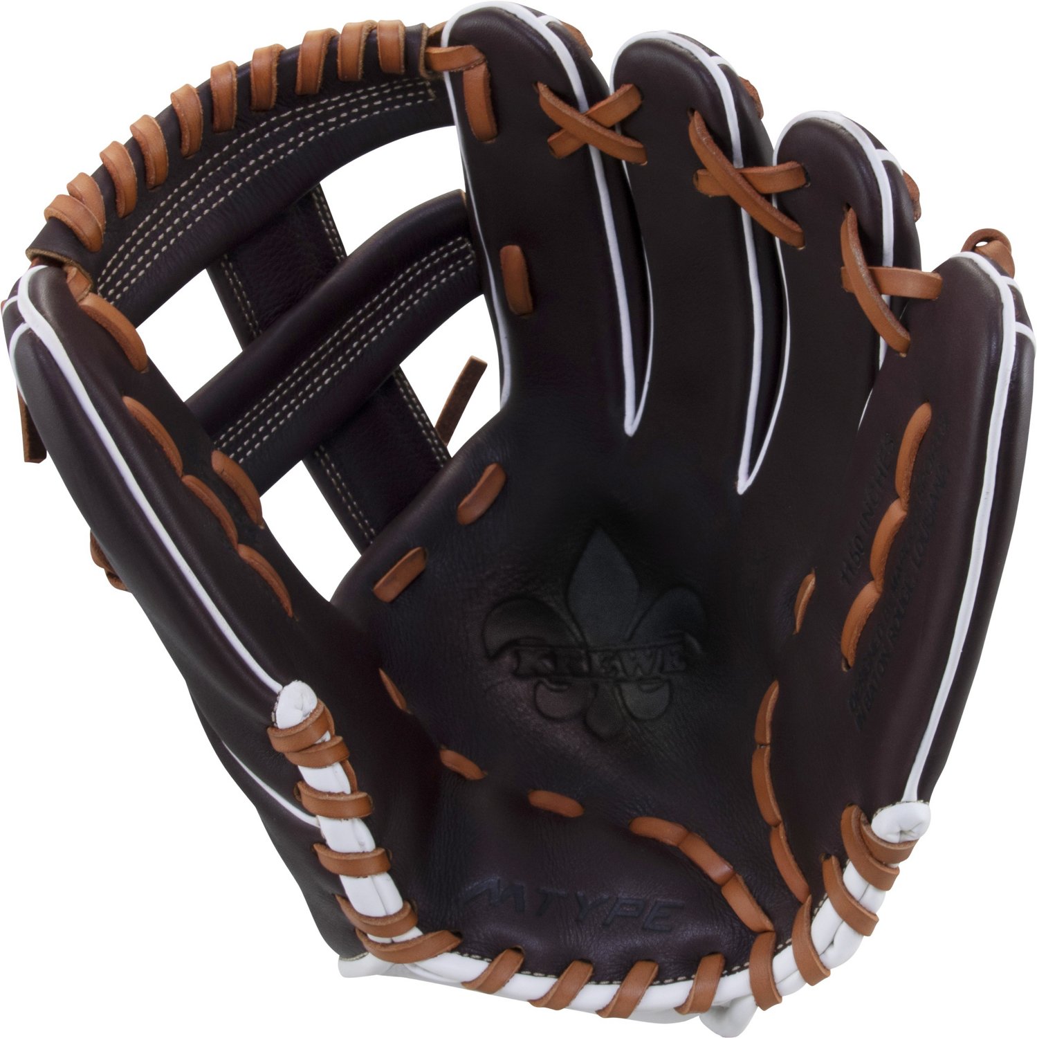 Marucci Youth Krewe M Type Single Post Web 11.5 in Baseball Glove                                                                - view number 3